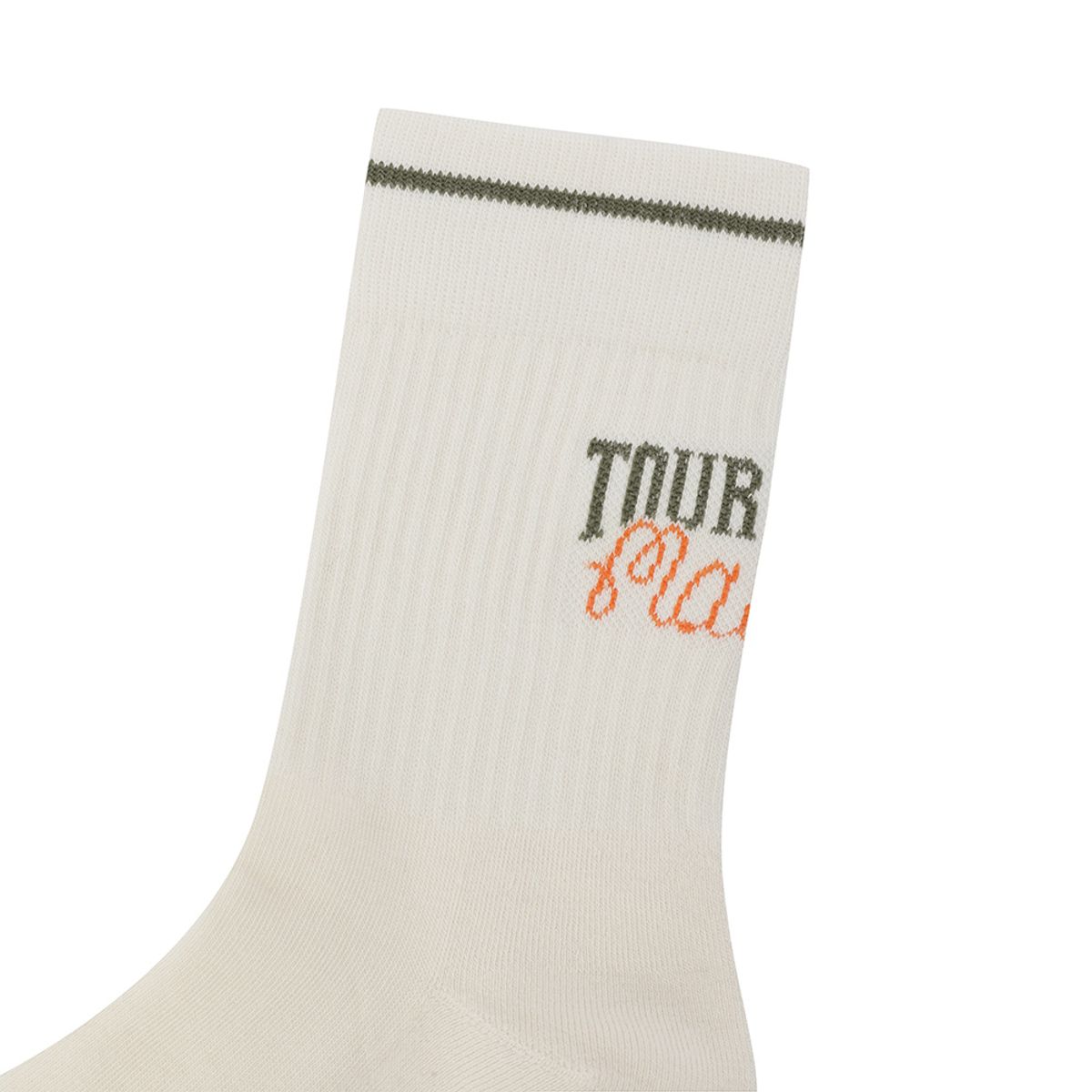 말본 골프(MALBON GOLF) [Tour Divot] 자카드 로고 삭스 CREAM