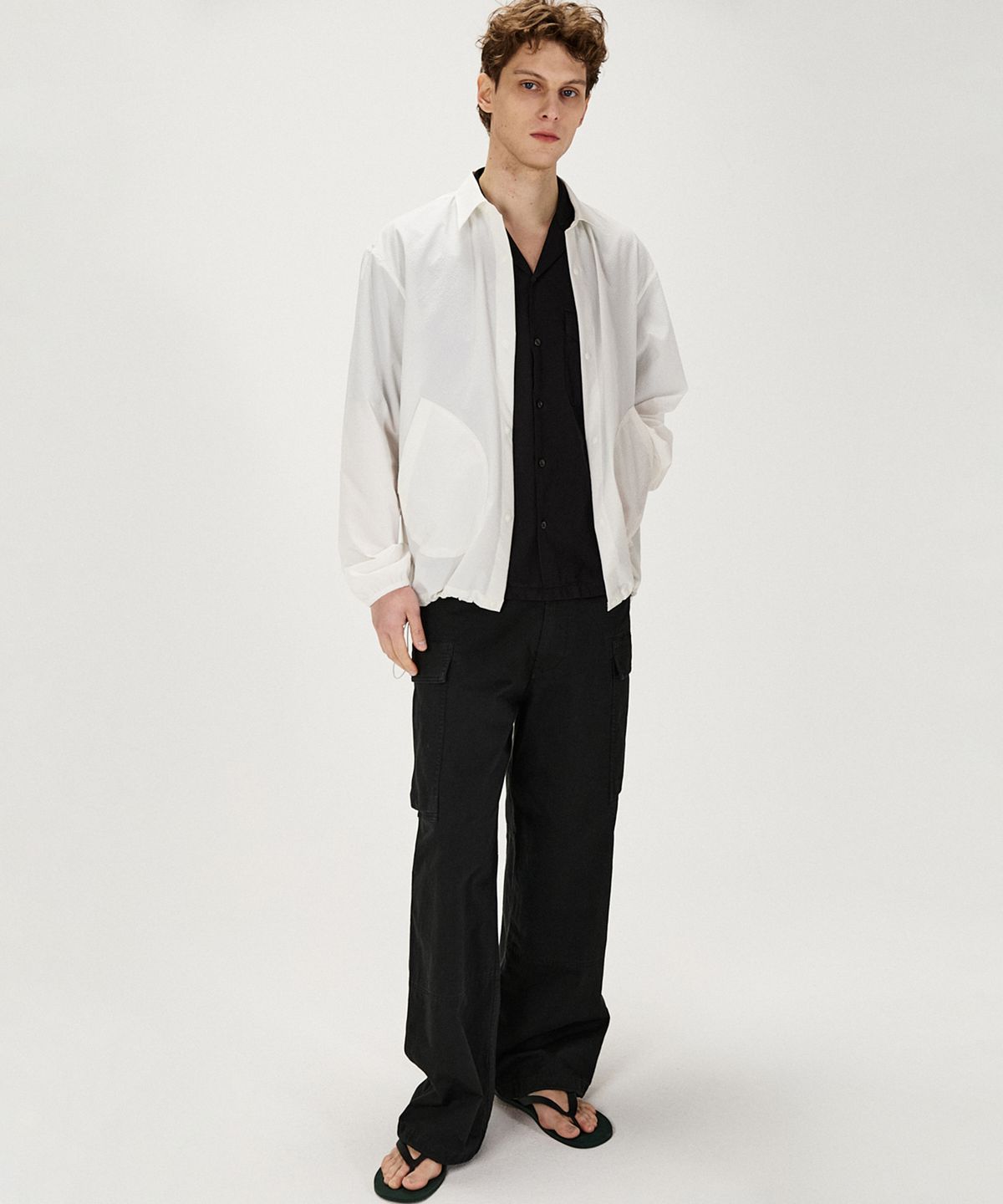셔터(SHIRTER) SOLOTEX SEERSUCKER SHIRT (WHITE)