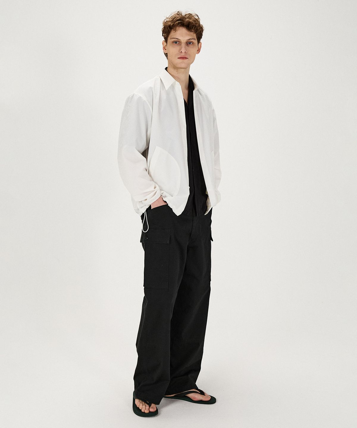 셔터(SHIRTER) SOLOTEX SEERSUCKER SHIRT (WHITE)