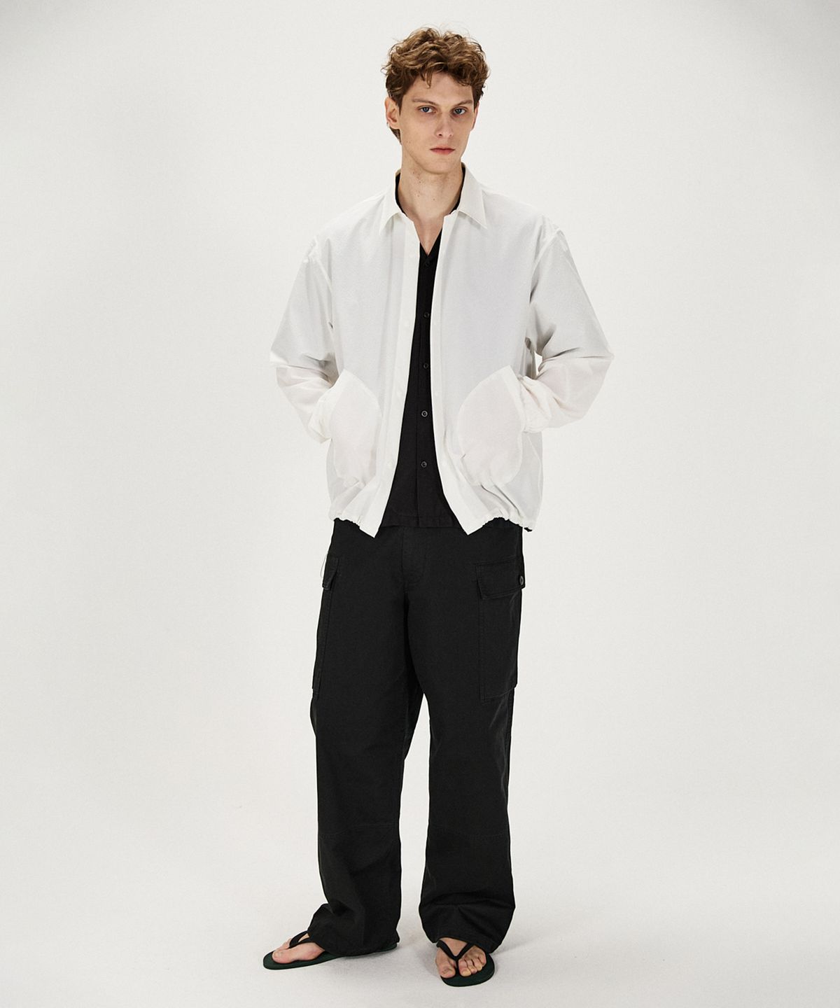 셔터(SHIRTER) SOLOTEX SEERSUCKER SHIRT (WHITE)