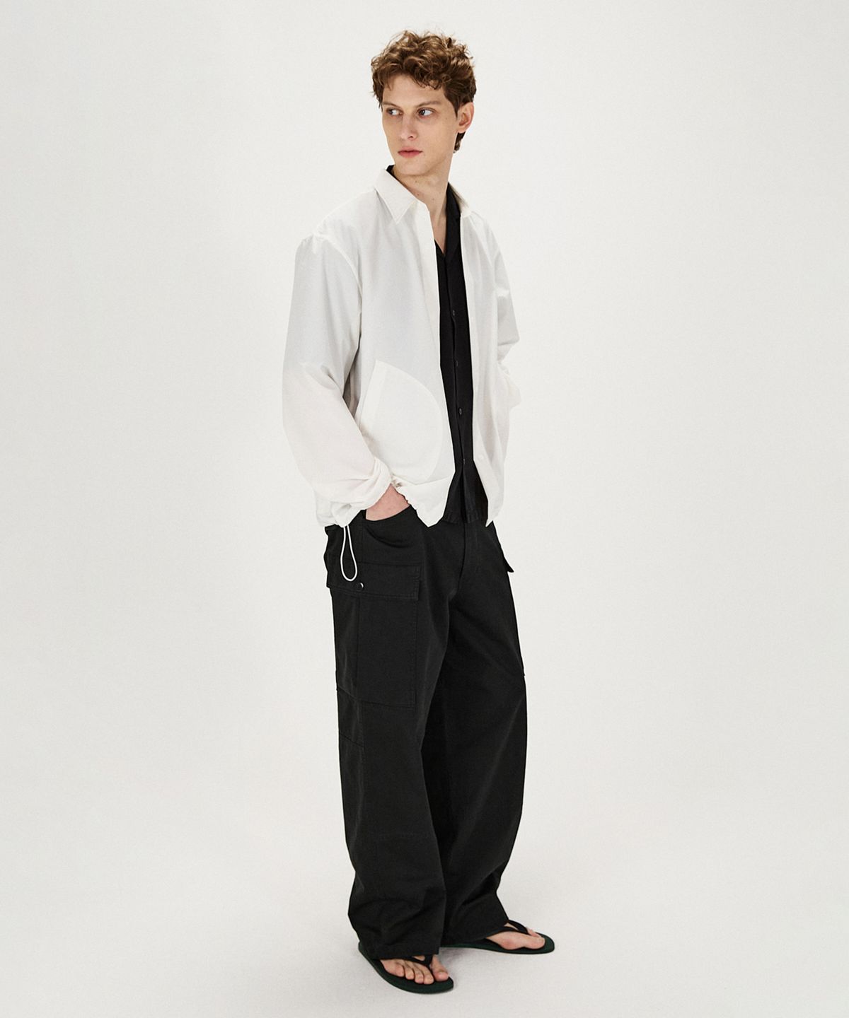 셔터(SHIRTER) SOLOTEX SEERSUCKER SHIRT (WHITE)