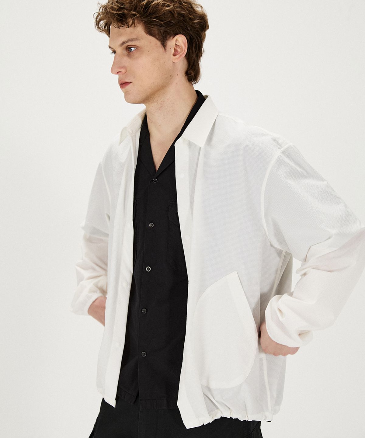 셔터(SHIRTER) SOLOTEX SEERSUCKER SHIRT (WHITE)