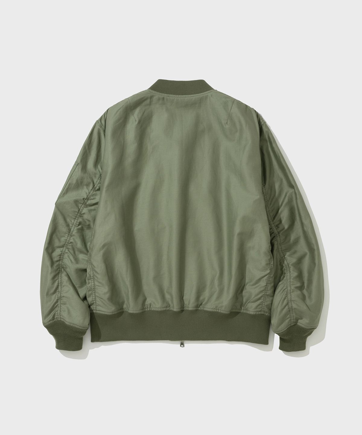 셔터(SHIRTER) LINEN MOLESKIN FLIGHT JACKET (OLIVE)