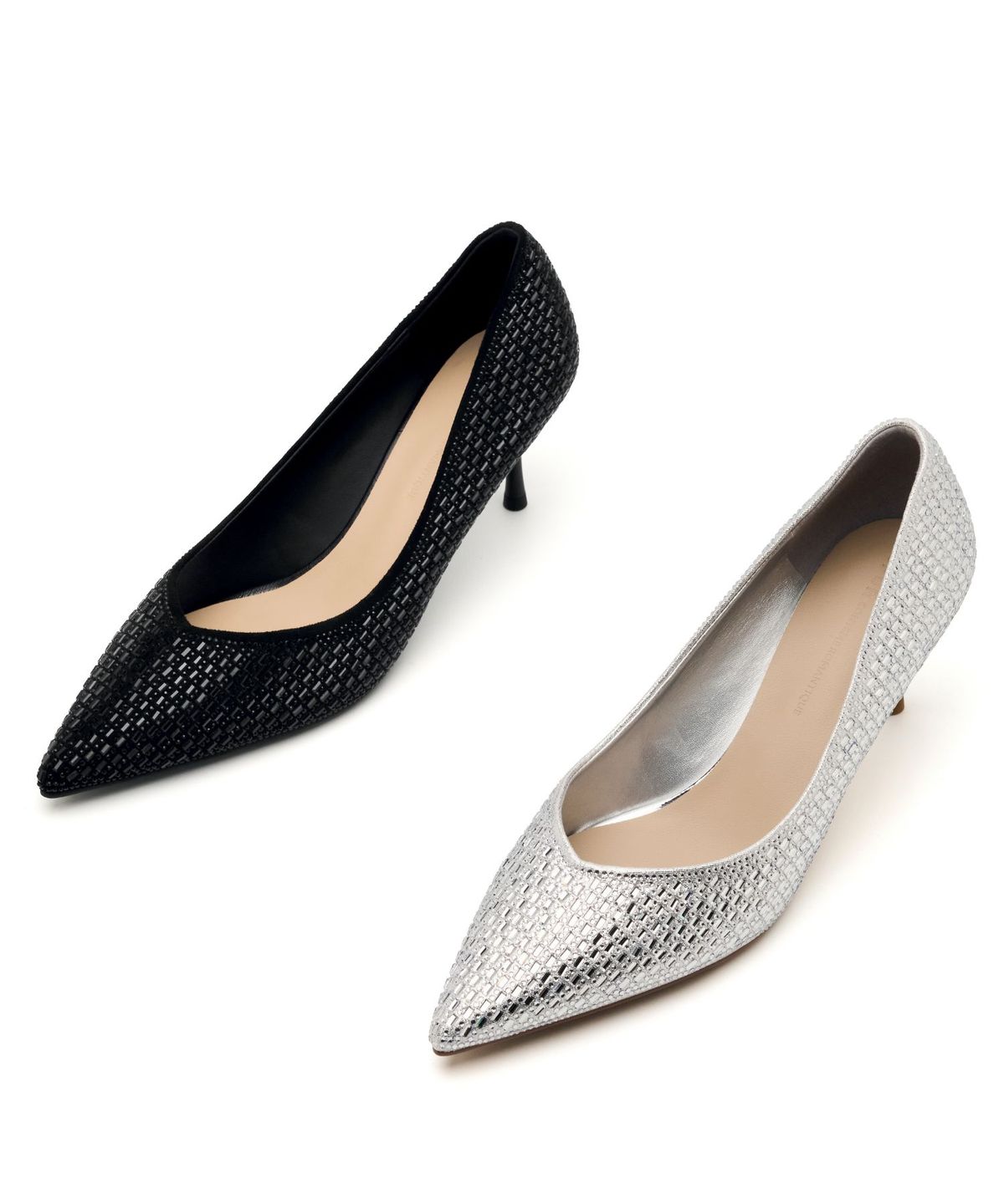 스퍼(SPUR) Luxury Crystal Pumps Heel 크리스탈 펌프스 7cm -WS9001 (2color)