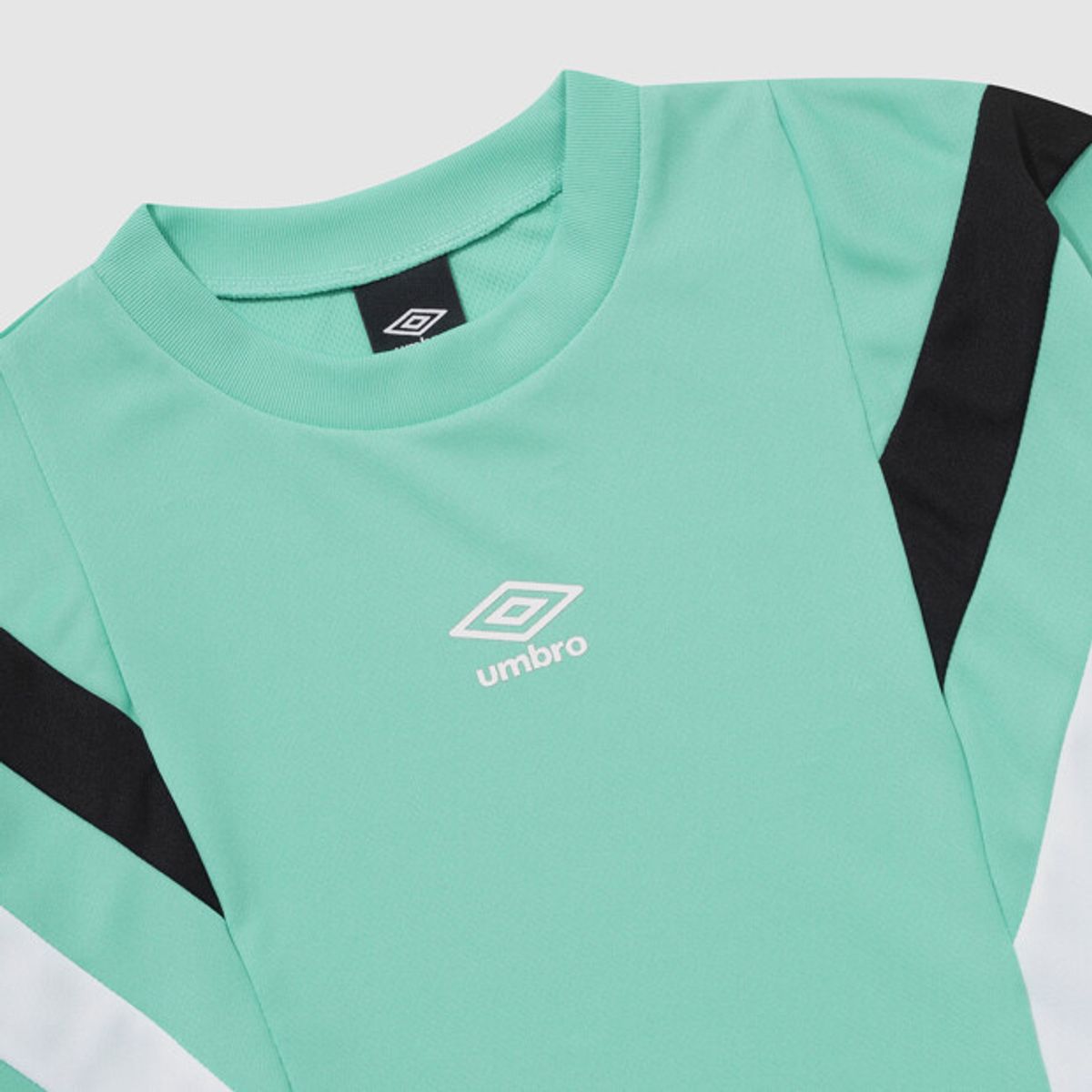 엄브로(UMBRO) 주니어 반팔 트레이닝 셔츠 민트 UQ116SRS21