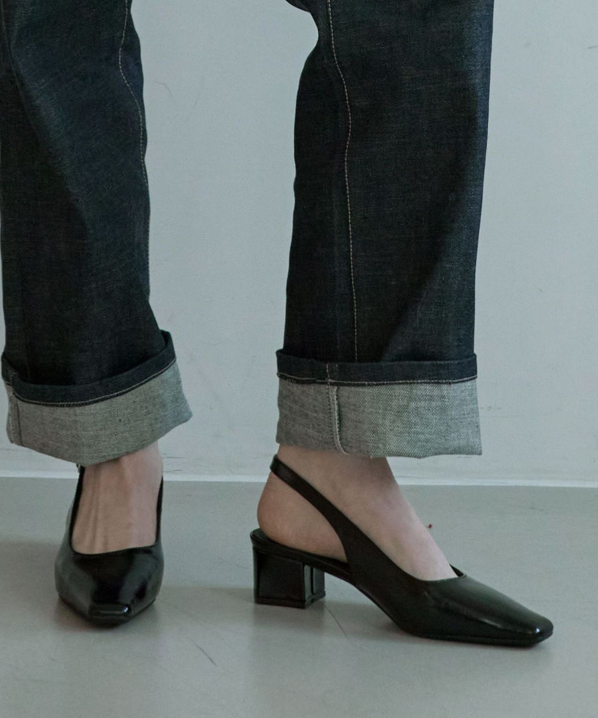 스퍼(SPUR) Rossan Minimal Slingback Pumps 슬링백 펌프스 2.5cm -WS9009 (3color)