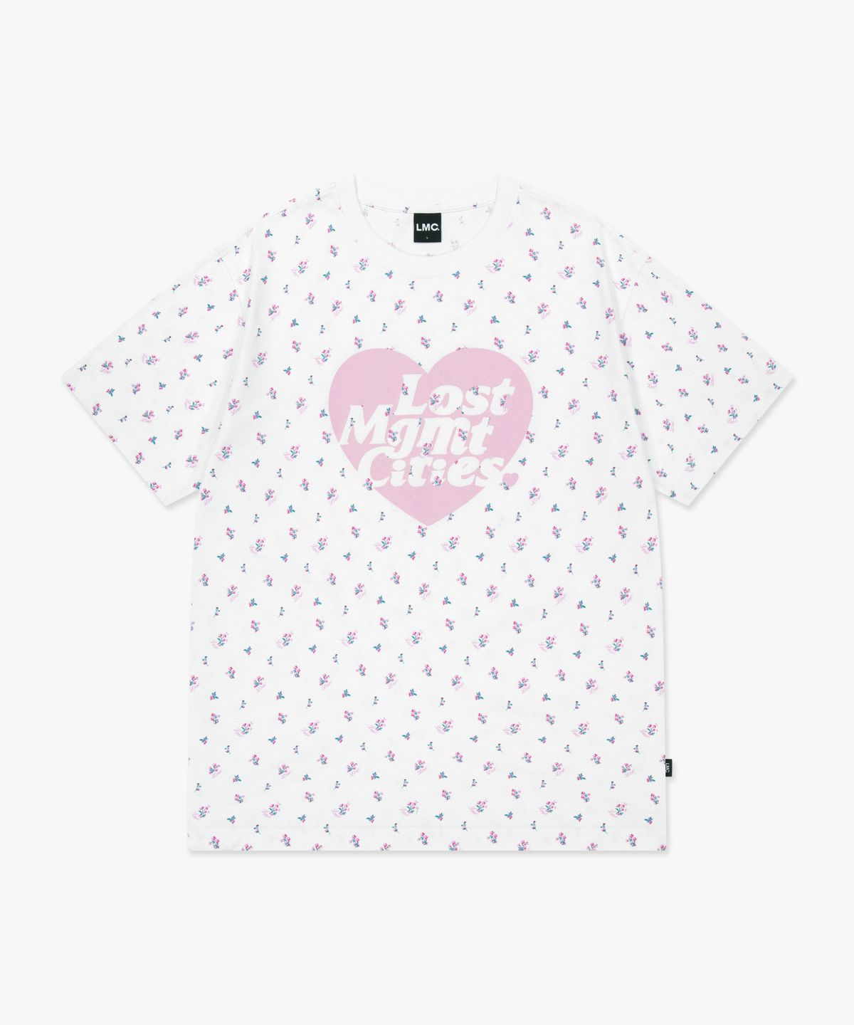 엘엠씨(LMC) HEART LOGO TEE flower white