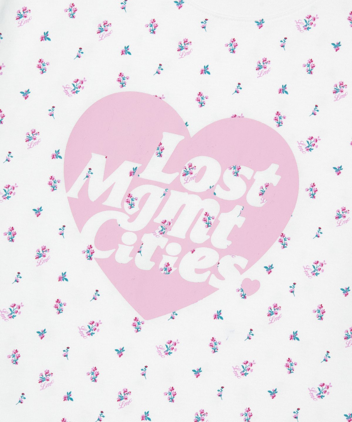 엘엠씨(LMC) HEART LOGO TEE flower white