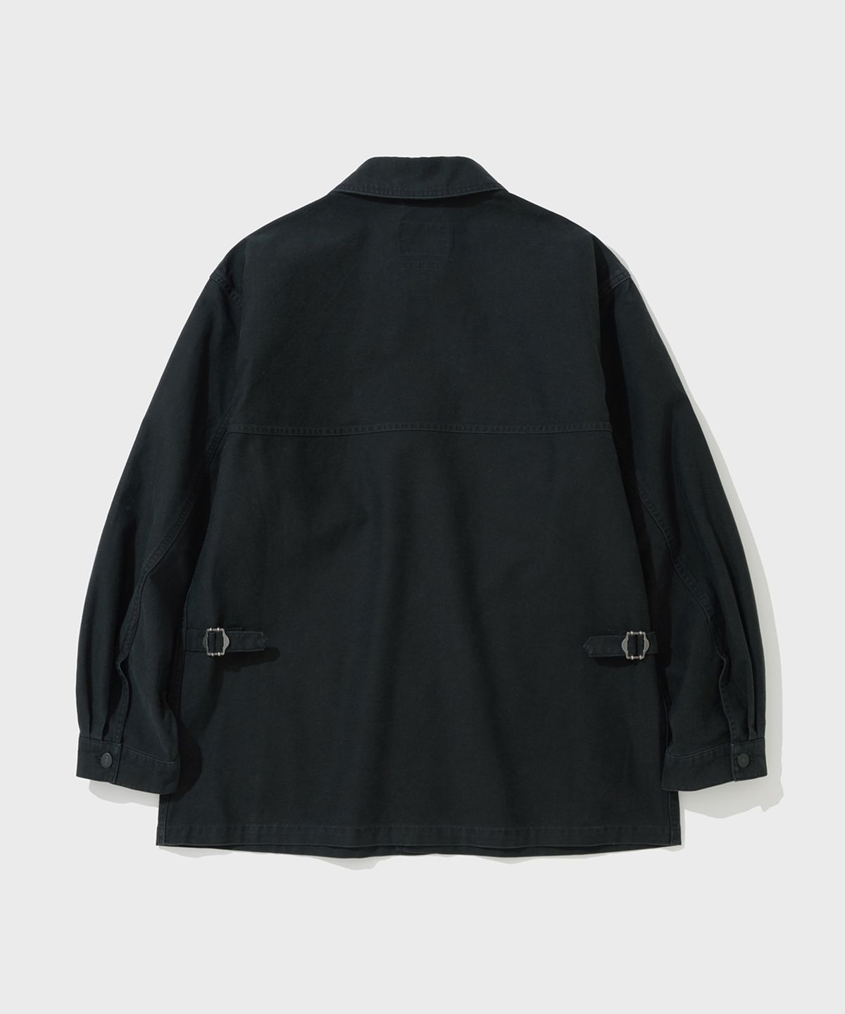 셔터(SHIRTER) OVERSIZED FRENCH MOLESKIN JACKET (BLACK)