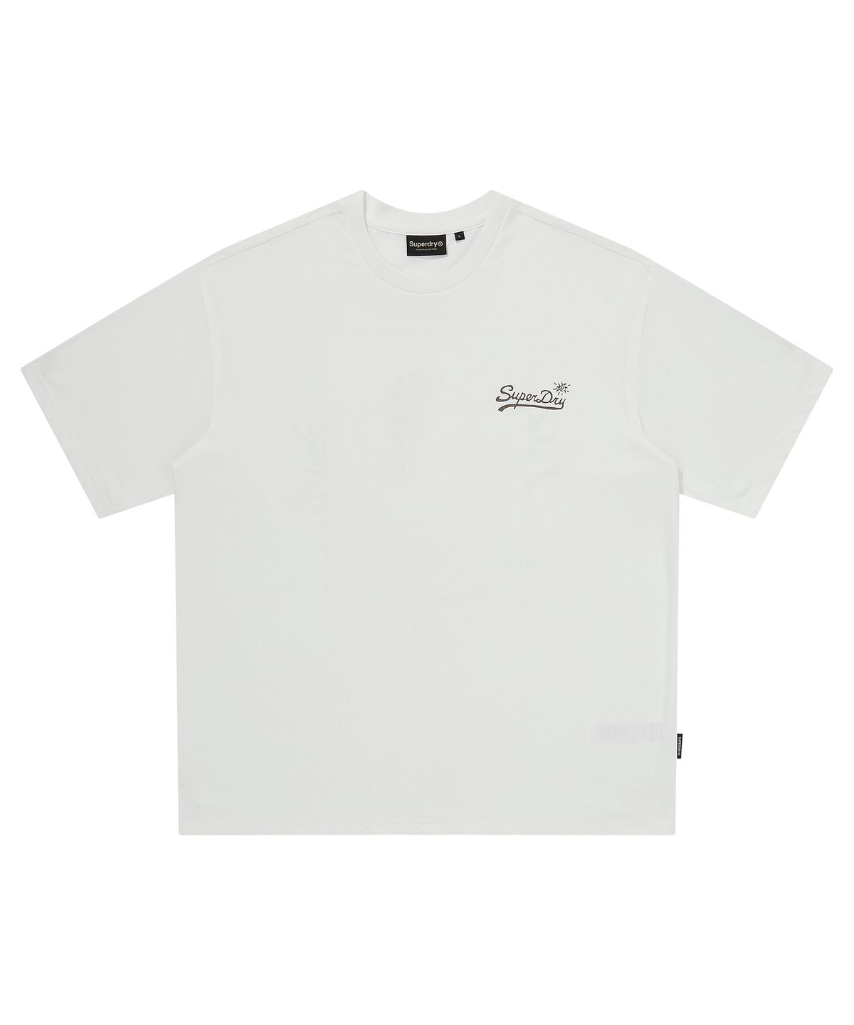 슈퍼드라이(SUPERDRY) 블러 그래픽 티셔츠 화이트 SDUISCQ52WHT