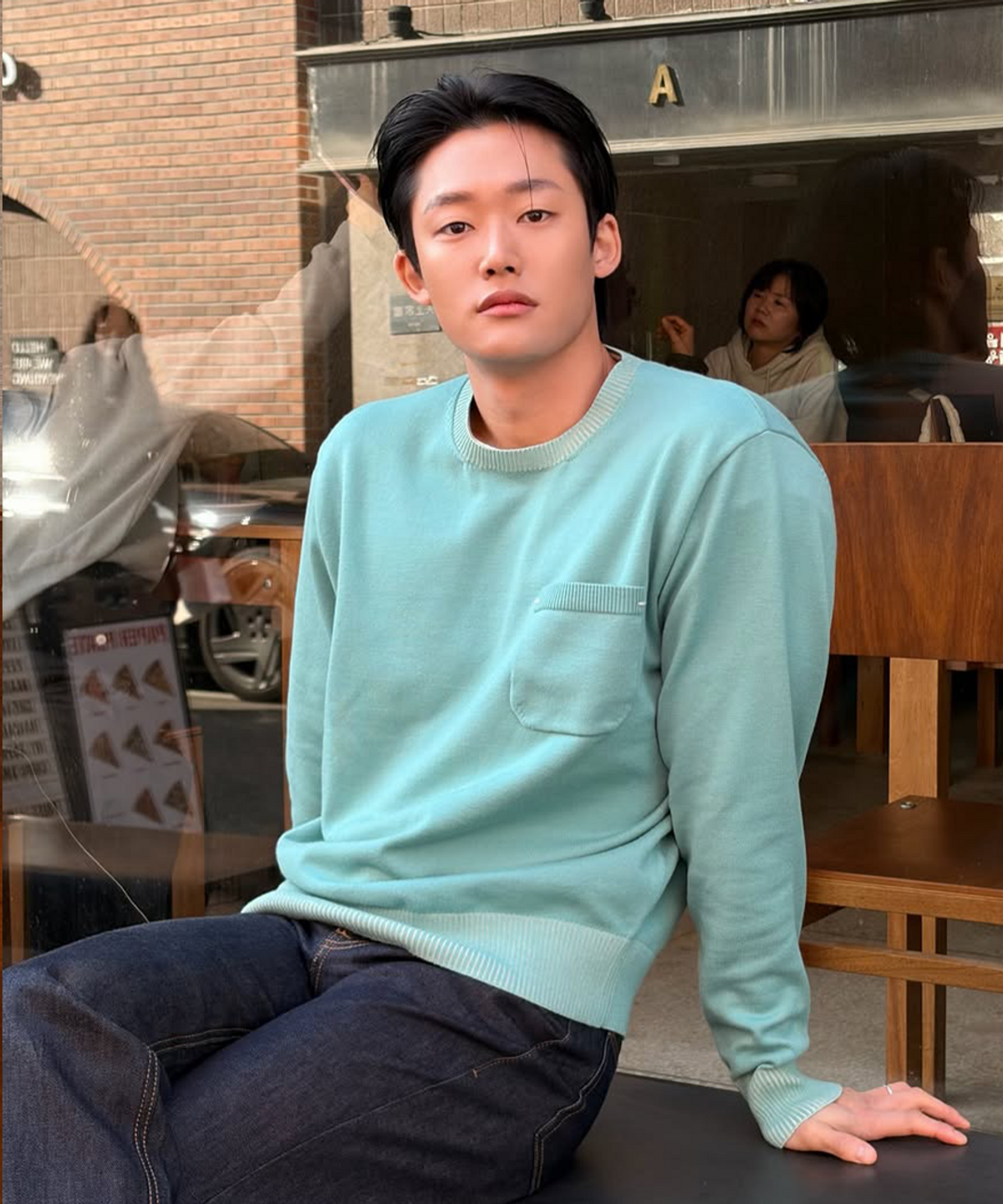 제너럴아이디어(GENERALIDEA) UNISEX 포켓 크루넥 풀오버 [3COL] / GF1UKP003
