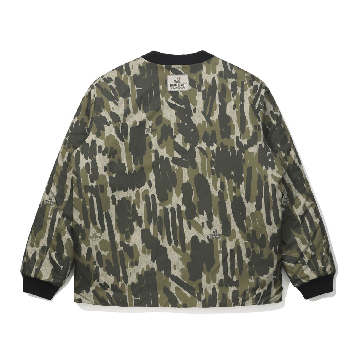 말본 골프(MALBON GOLF) [Tour Divot] Y넥 패턴프린트 안감 패딩자켓 CAMO (MAN)