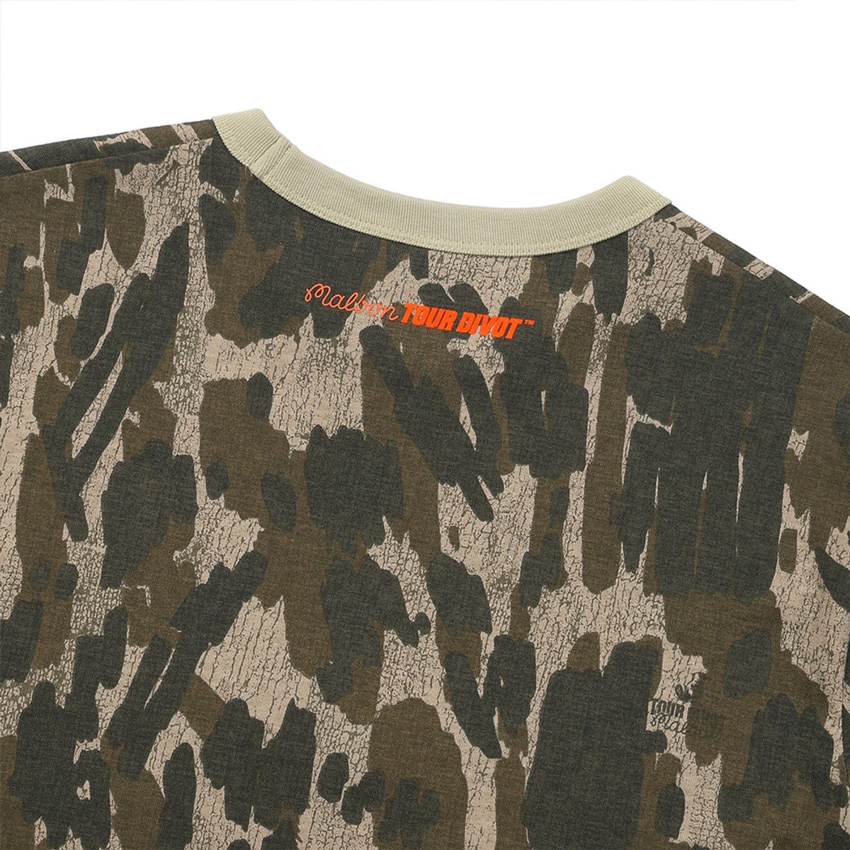 말본 골프(MALBON GOLF) [Tour Divot] 링거 티셔츠 CAMO