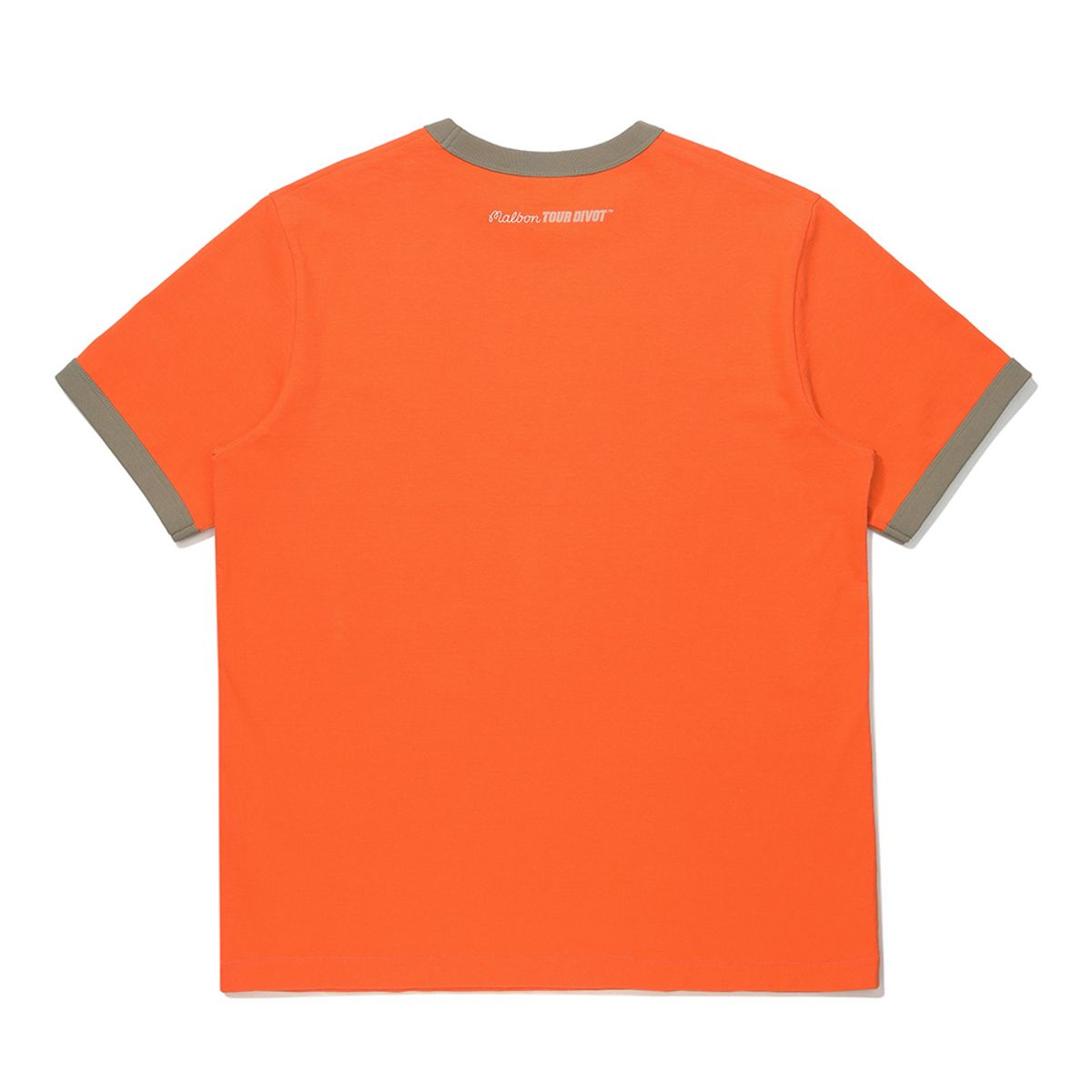 말본 골프(MALBON GOLF) [Tour Divot] 링거 티셔츠 ORANGE
