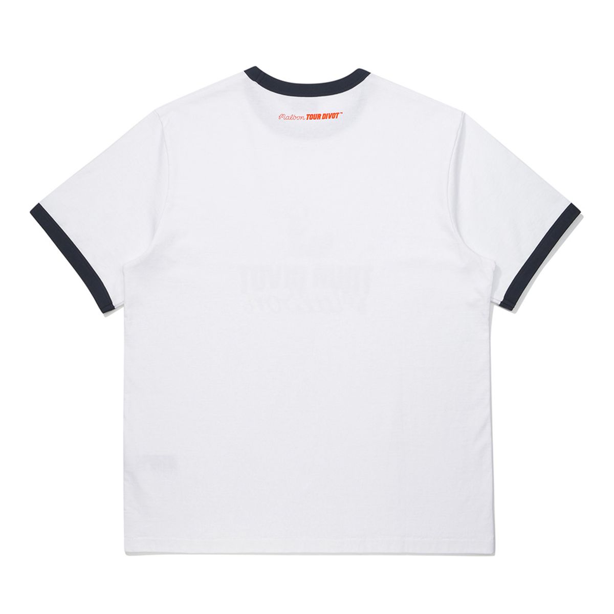 말본 골프(MALBON GOLF) [Tour Divot] 링거 티셔츠 OFF WHITE