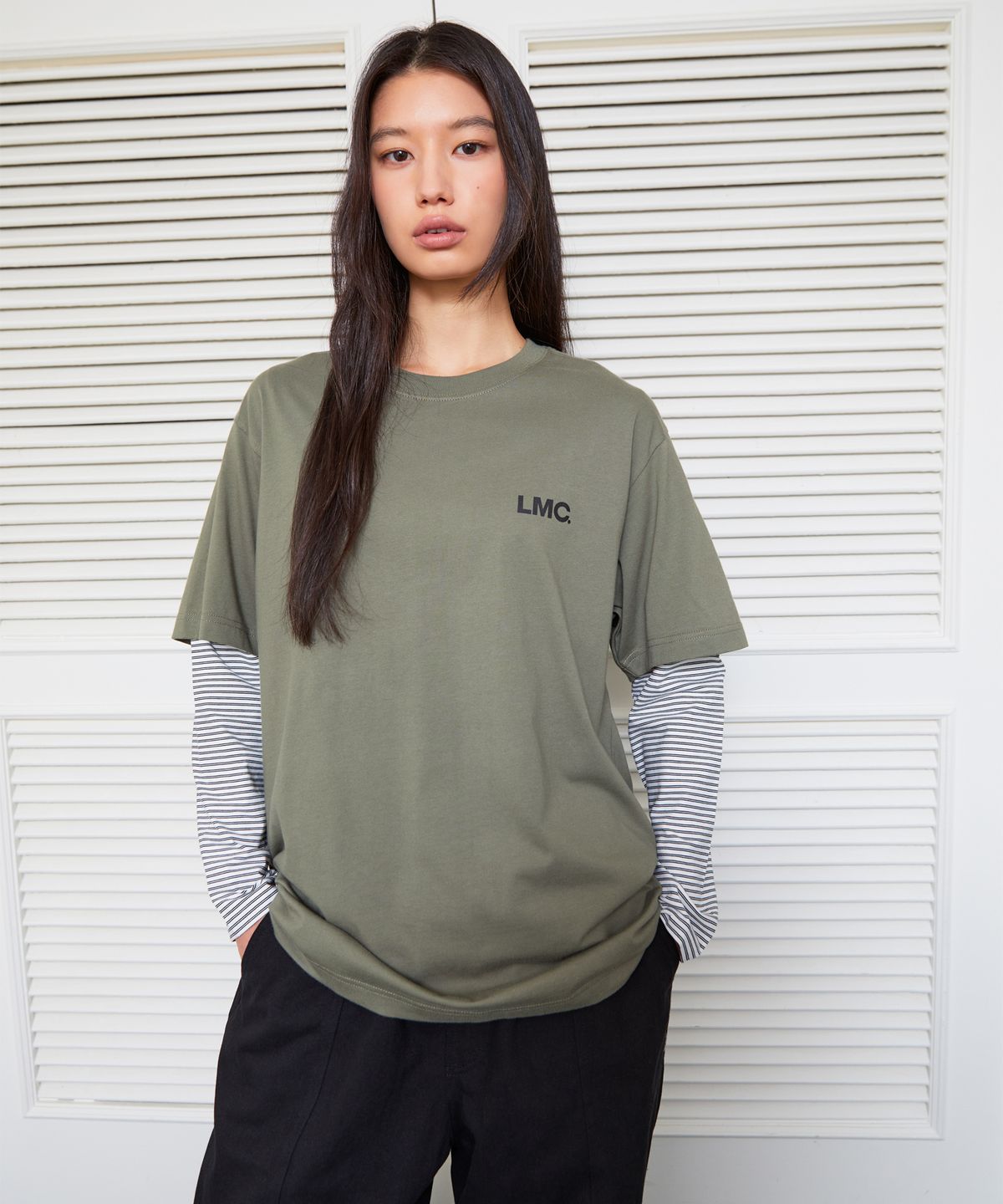 엘엠씨(LMC) OG COMBO TEE light heather gray