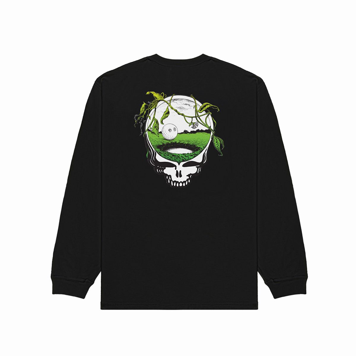 말본 골프(MALBON GOLF) [GRATEFUL DEAD] 고어스 라운드 긴팔 티셔츠 BLACK (MAN)