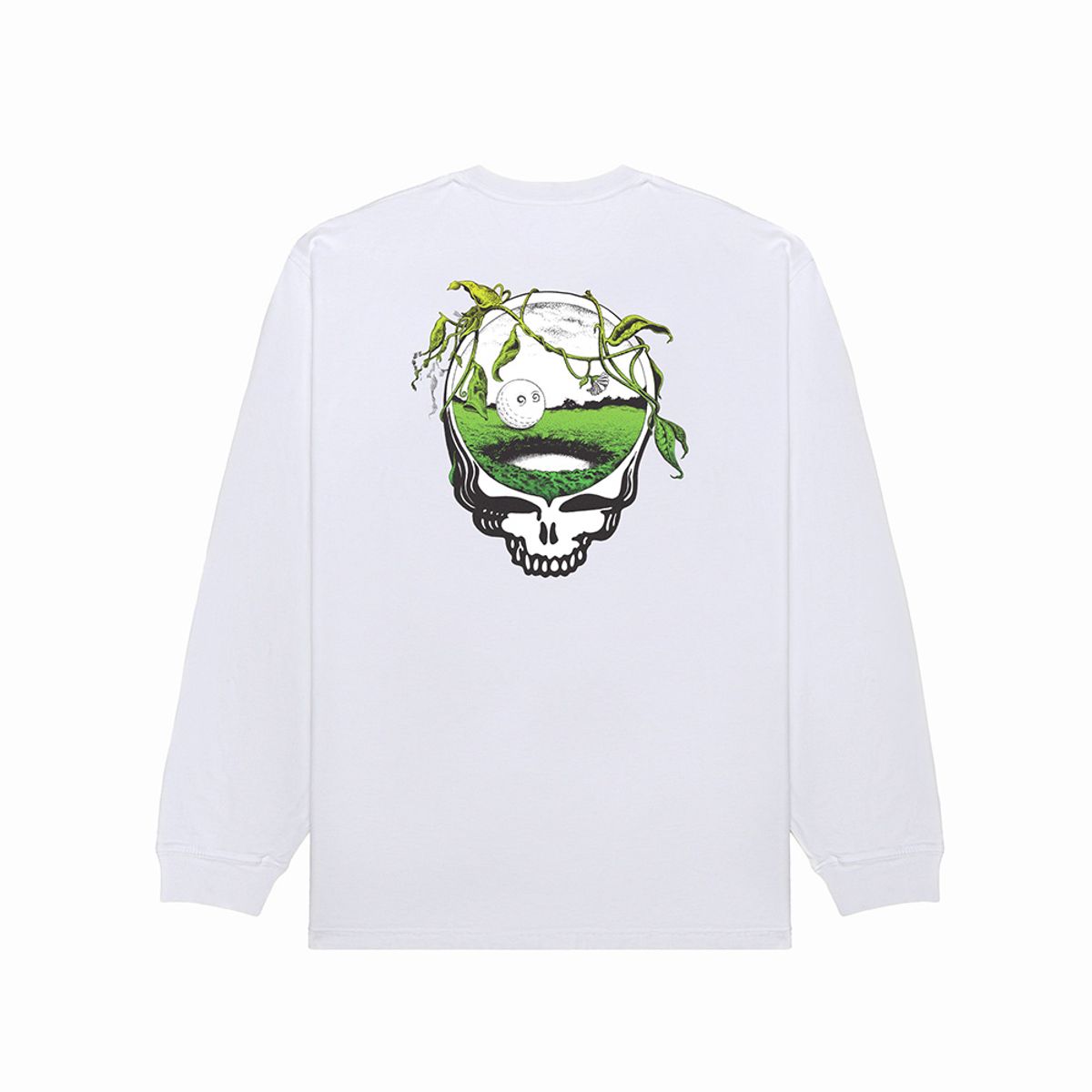 말본 골프(MALBON GOLF) [GRATEFUL DEAD] 고어스 라운드 긴팔 티셔츠 WHITE (MAN)