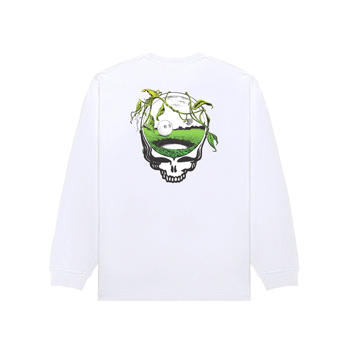 말본 골프(MALBON GOLF) [GRATEFUL DEAD] 고어스 라운드 긴팔 티셔츠 WHITE (MAN)