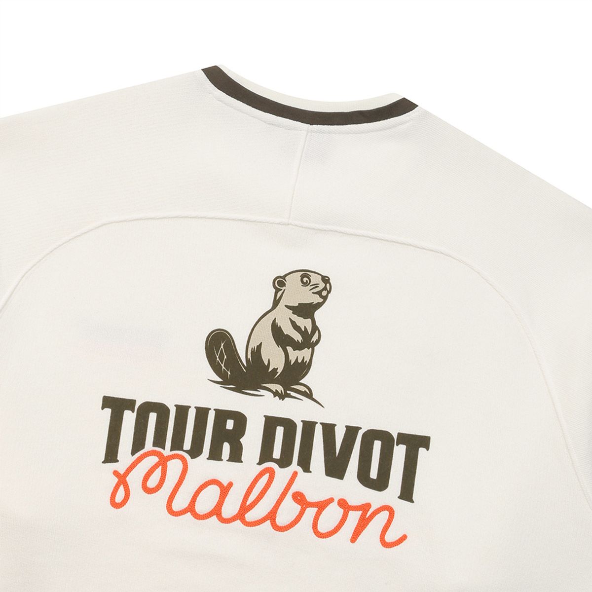 말본 골프(MALBON GOLF) [Tour Divot] 프렌치 테리 스웨트셔츠 IVORY (MAN)