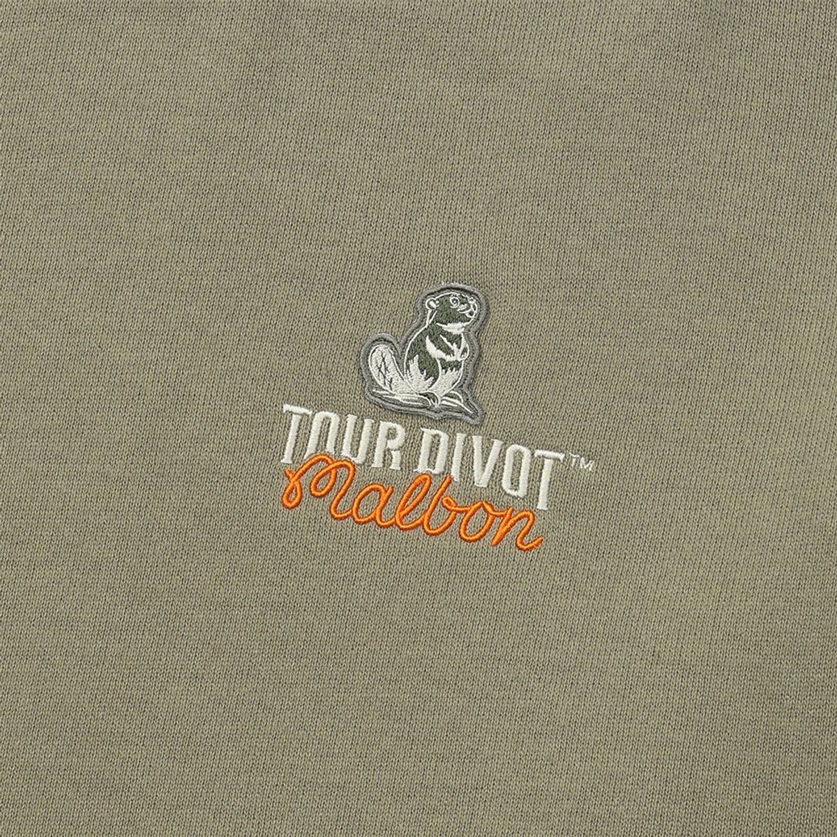 말본 골프(MALBON GOLF) [Tour Divot] 프렌치 테리 스웨트셔츠 KHAKI (MAN)