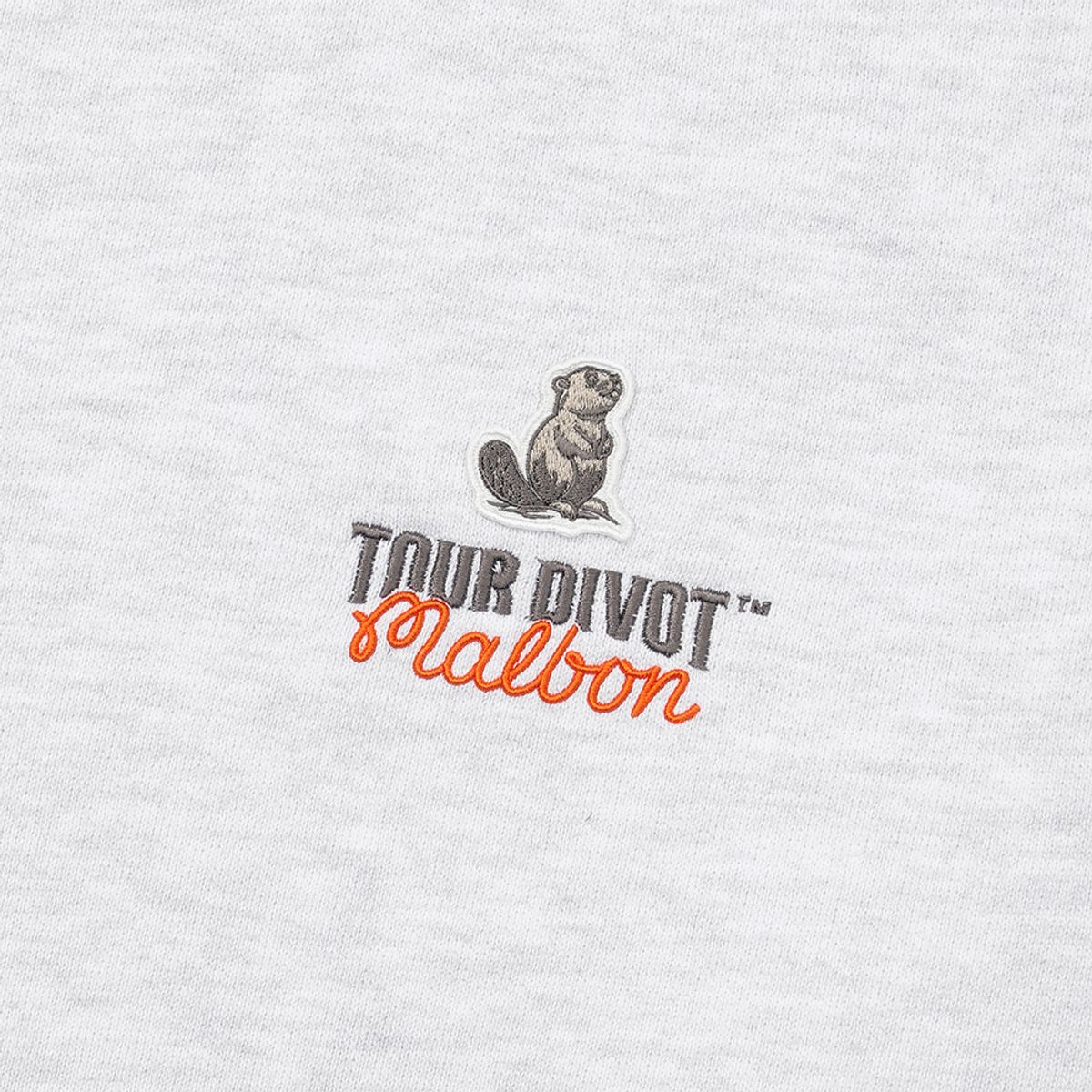 말본 골프(MALBON GOLF) [Tour Divot] 프렌치 테리 스웨트셔츠 MELANGE GRAY (MAN)