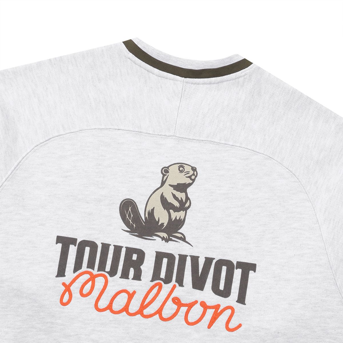 말본 골프(MALBON GOLF) [Tour Divot] 프렌치 테리 스웨트셔츠 MELANGE GRAY (MAN)