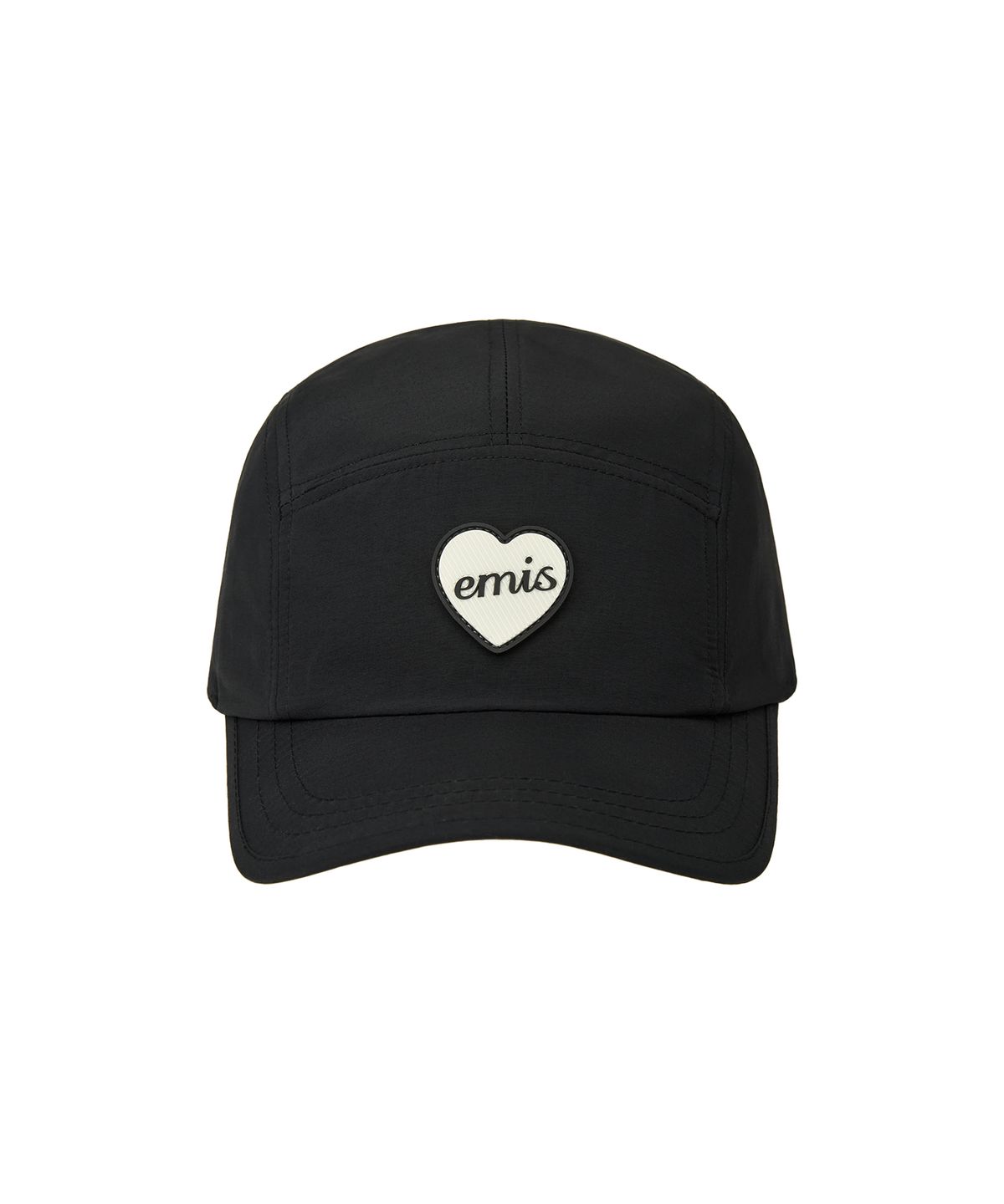 이미스(EMIS) HEART RUBBER PATCH CAMP CAP-BLACK