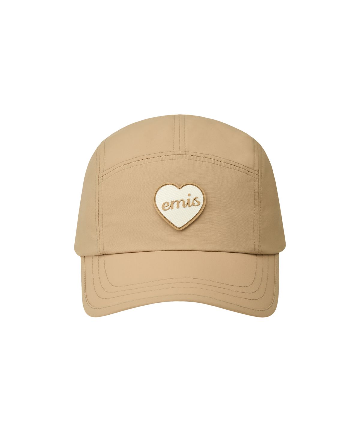 이미스(EMIS) HEART RUBBER PATCH CAMP CAP-BEIGE