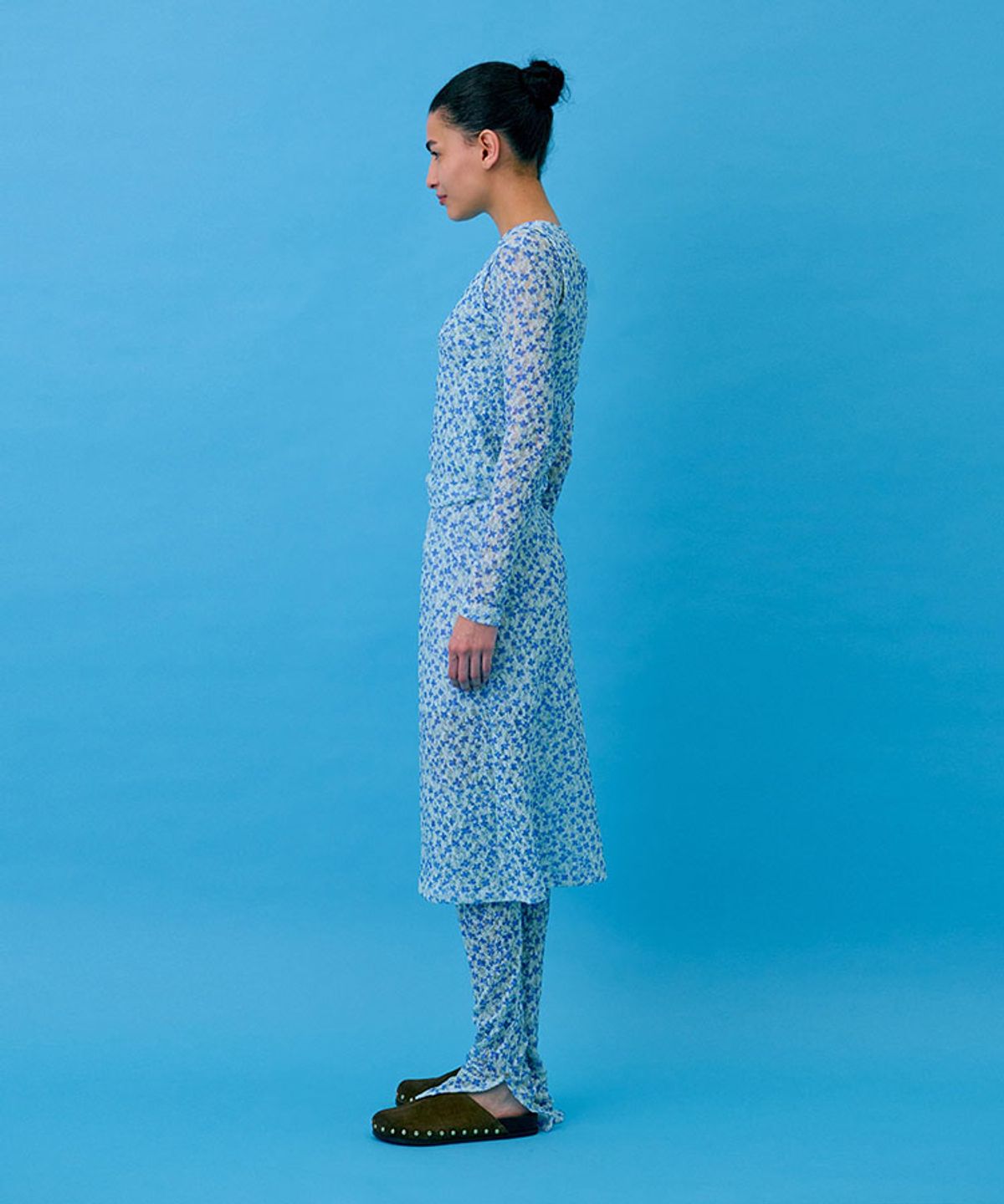 분더캄머(WNDERKAMMER) Crinkle T-Shirt_Light Blue(크링클 티셔츠_라이트 블루)
