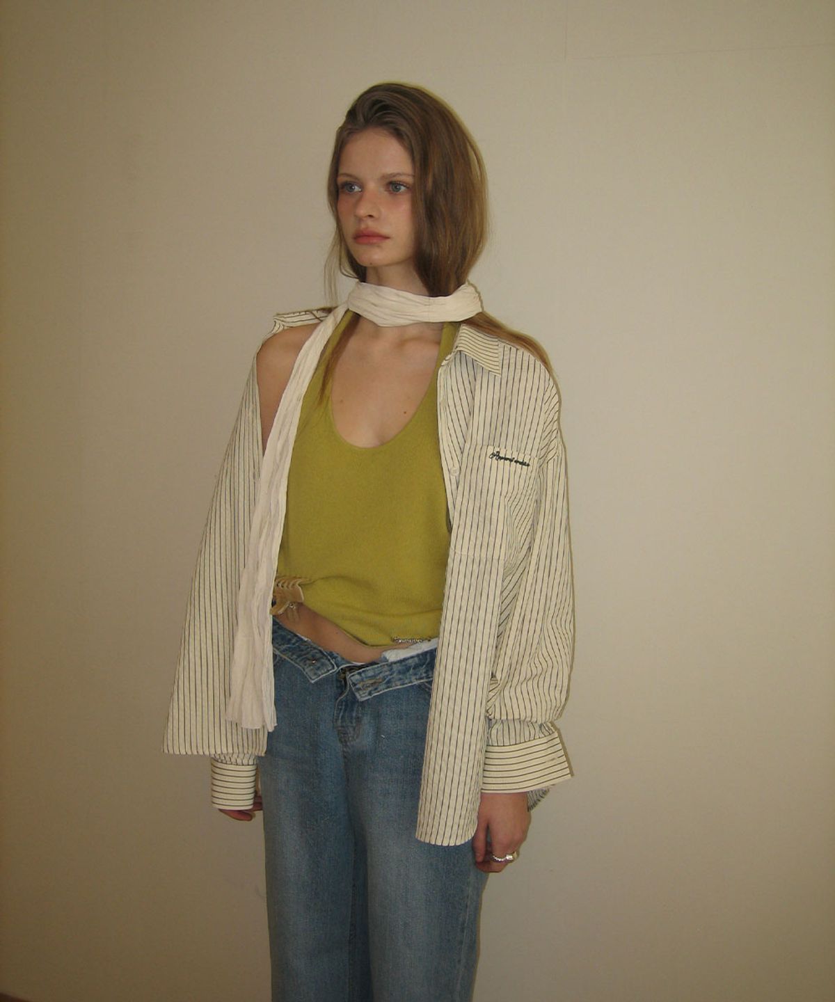 어패럴아카이브(APPAREL ARCHIVE) Toon stripe shirts - Beige