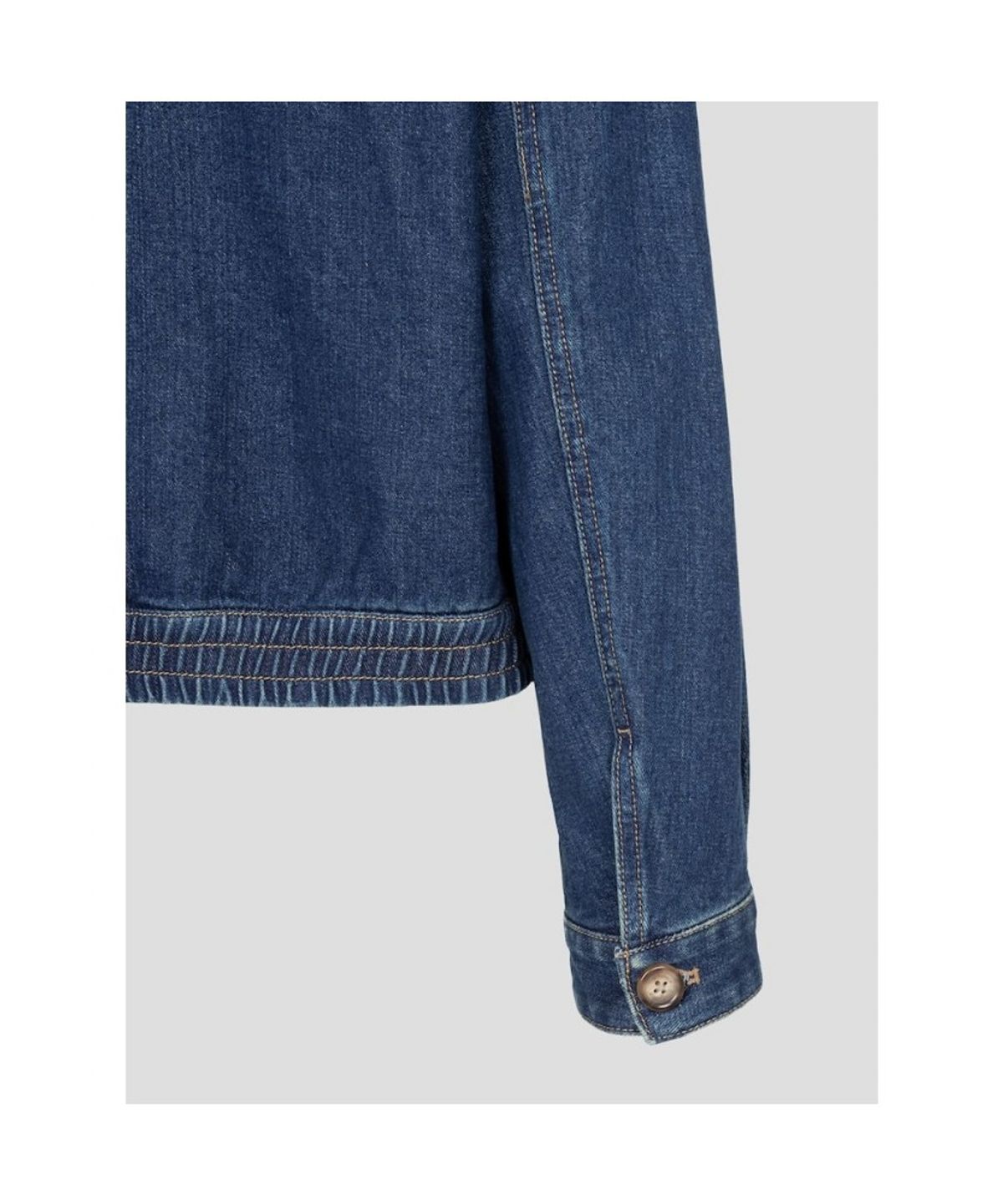 빈폴 레이디스(BEANPOLE LADIES) 데님 헤링턴 점퍼  블루 (BF6239C16P)
