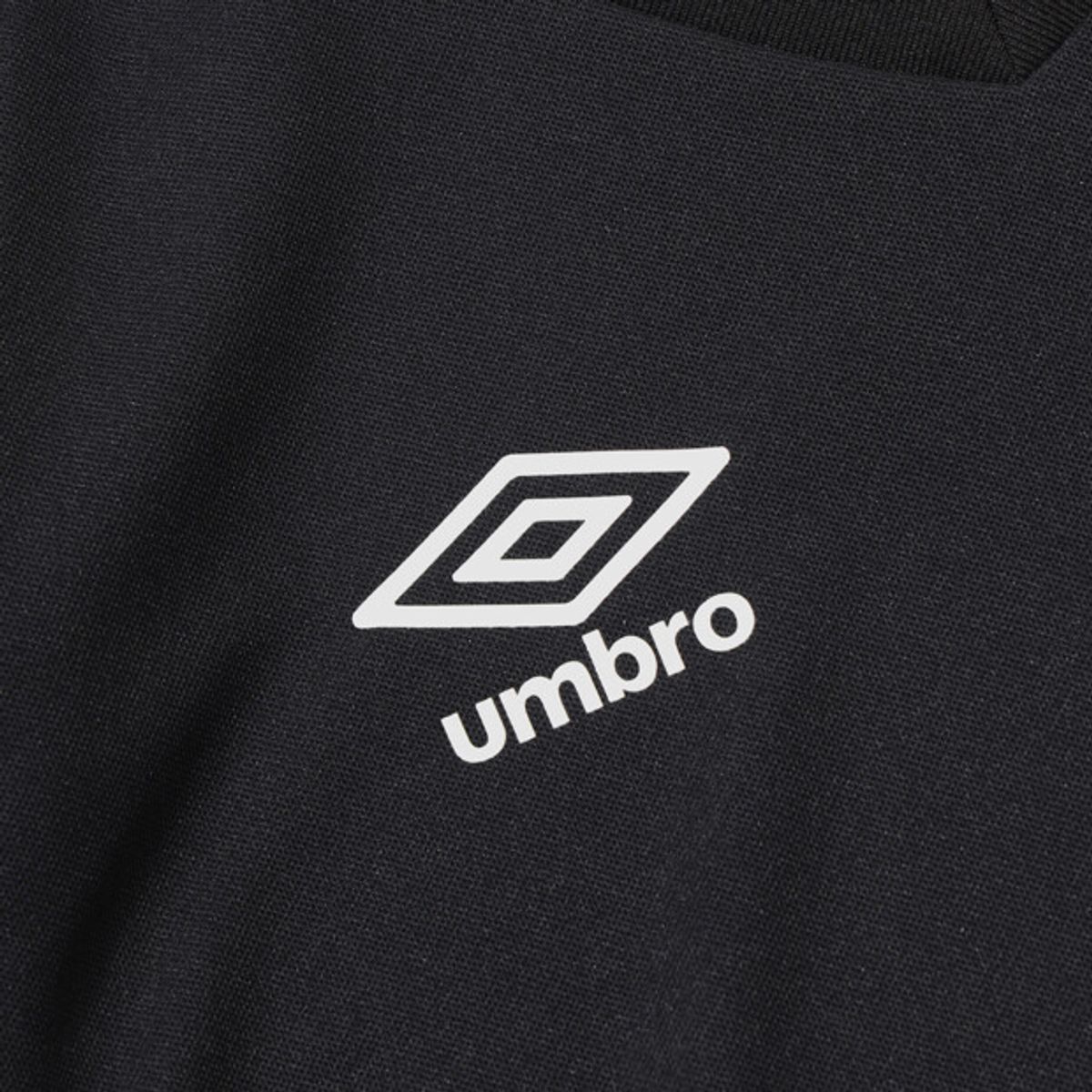 엄브로(UMBRO) 주니어 원포인트 긴팔 게임 셔츠 블랙 UQ116SRL23