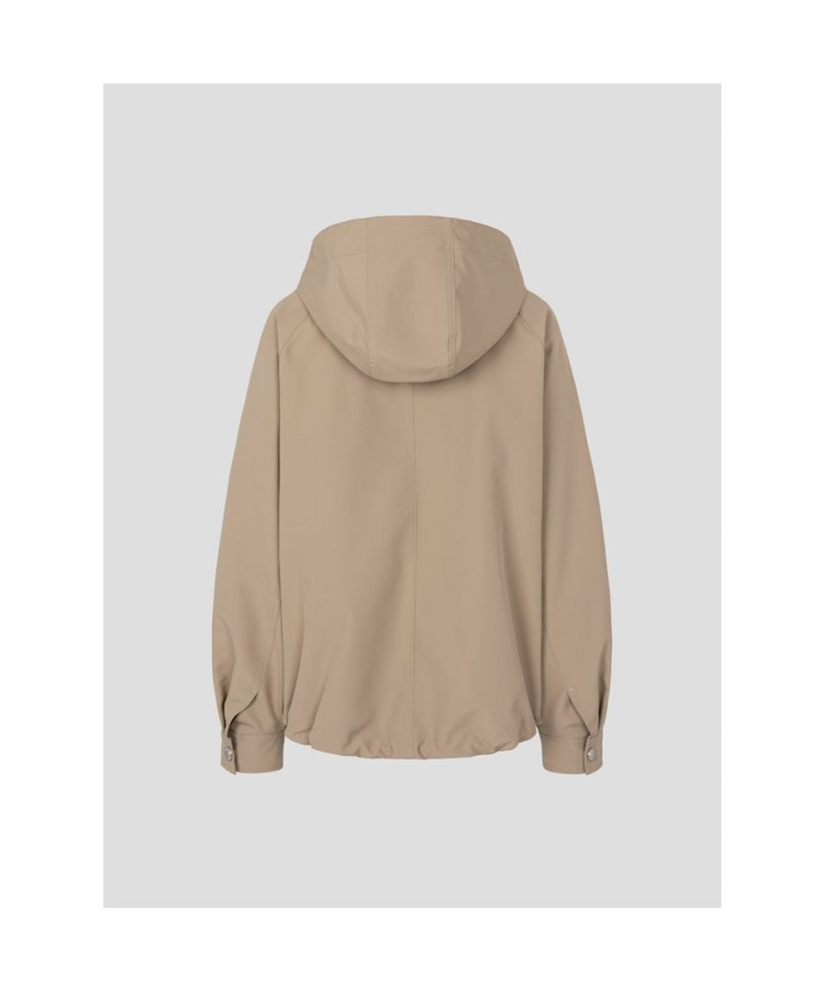 빈폴 레이디스(BEANPOLE LADIES) 폴리 볼륨 후드 점퍼  베이지 (BF6239C04A)