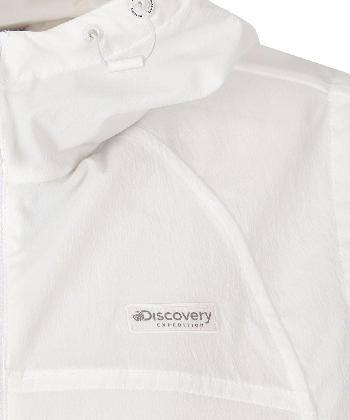 디스커버리 익스페디션(DISCOVERY EXPEDITION) 여성 프레시벤트 경량 우븐 트레이닝 후드 베스트 (WHITE)