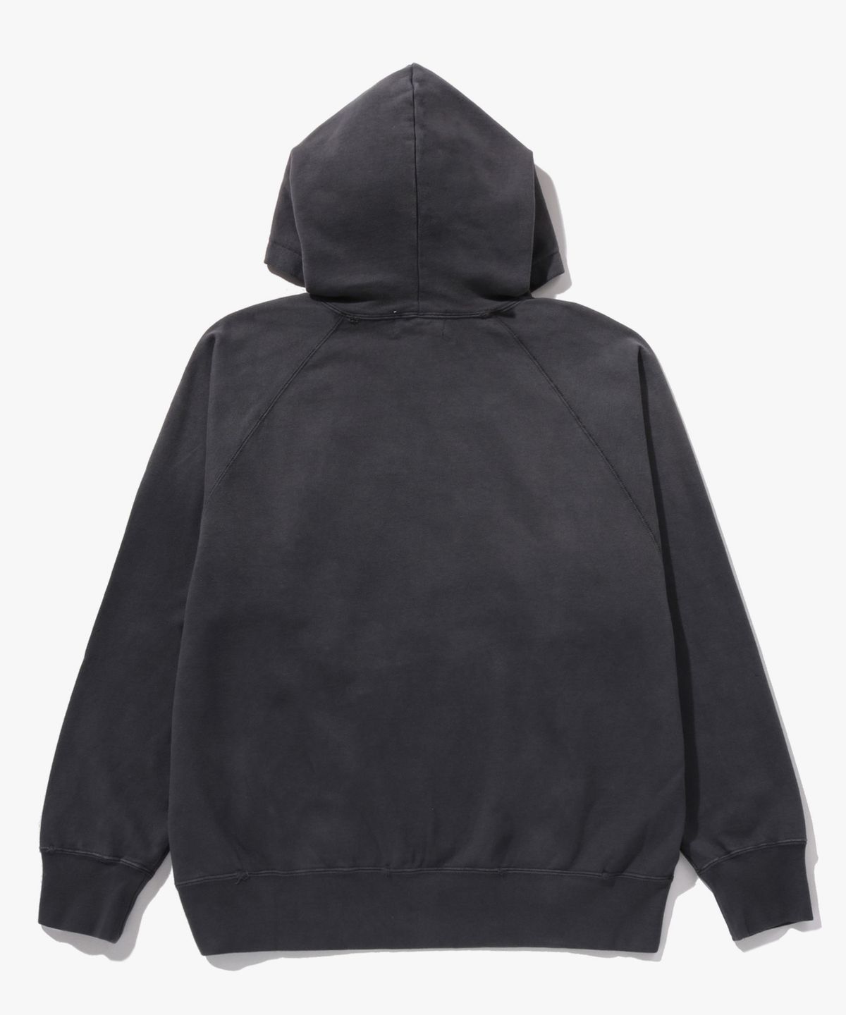 베이프(BAPE) 디스트로이 워시드 릴렉스드 핏 풀오버 후드(M) BLACK
