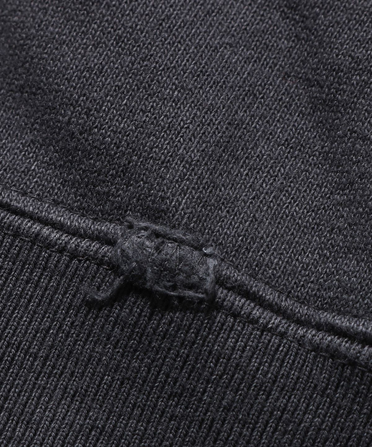 베이프(BAPE) 디스트로이 워시드 릴렉스드 핏 풀오버 후드(M) BLACK