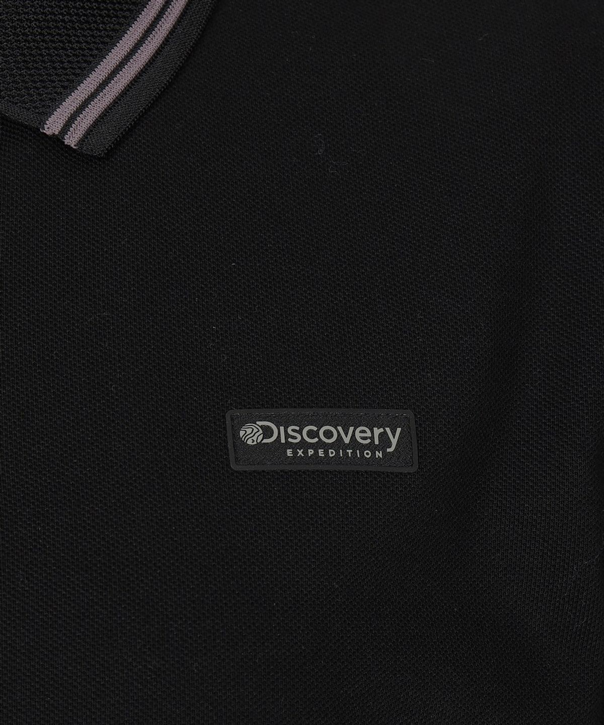 디스커버리 익스페디션(DISCOVERY EXPEDITION) 여성 컬러티핑 카라티 (BLACK)