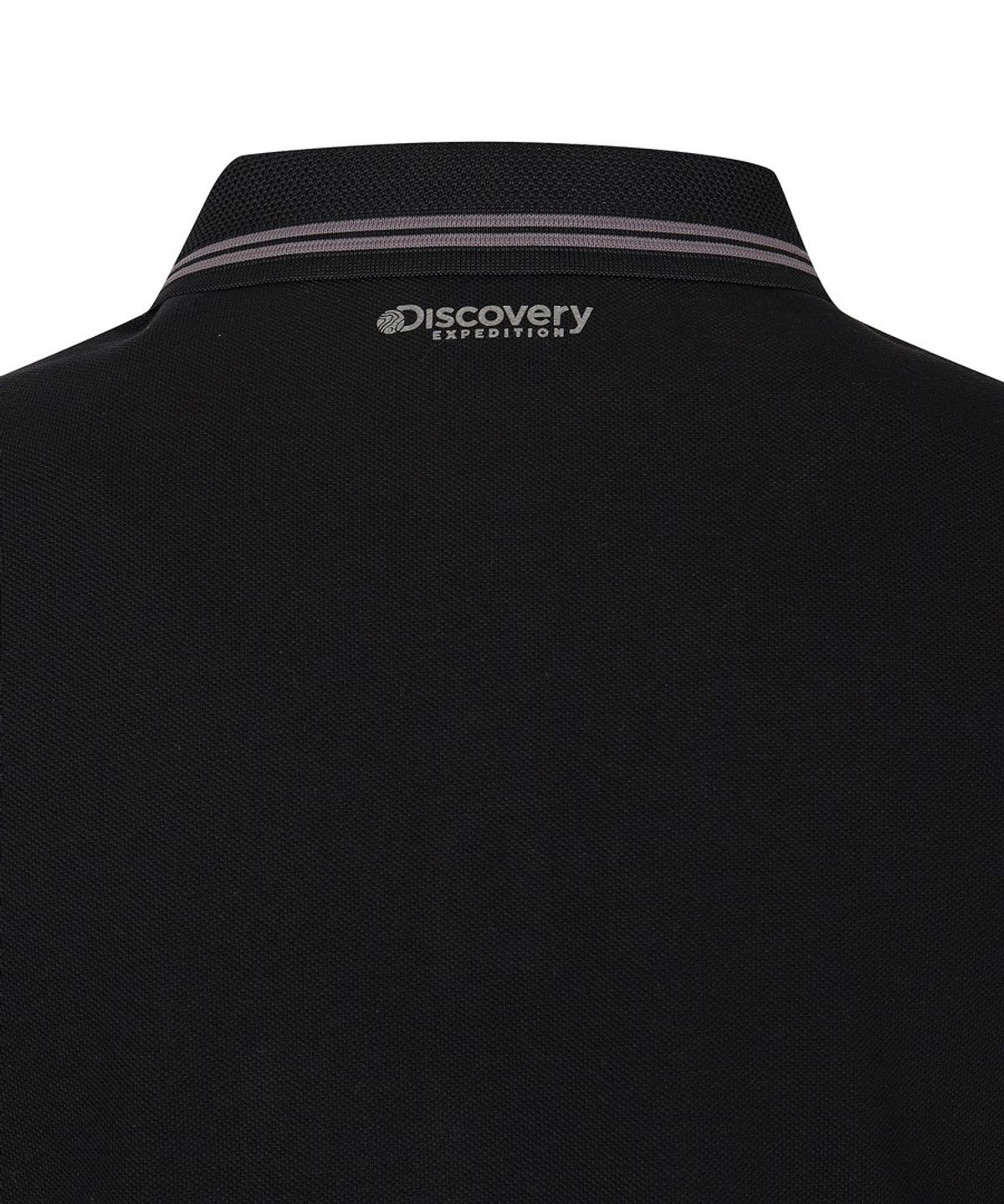 디스커버리 익스페디션(DISCOVERY EXPEDITION) 여성 컬러티핑 카라티 (BLACK)