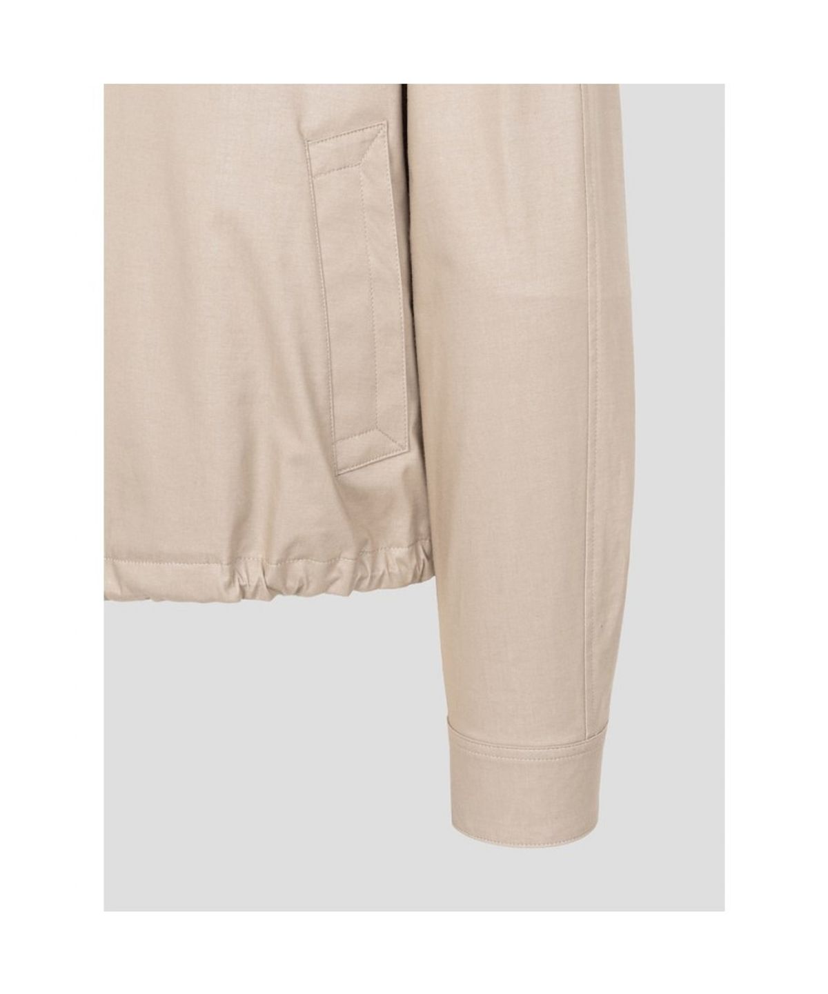 빈폴 레이디스(BEANPOLE LADIES) 코튼 폴리 헤링턴 점퍼  베이지 (BF6339C02A)