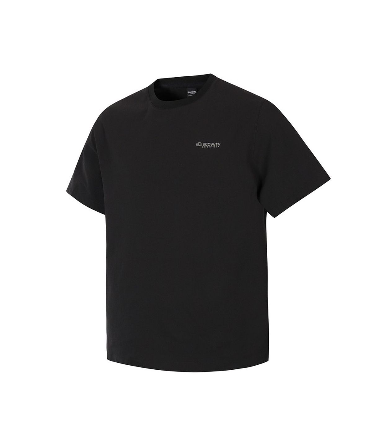 디스커버리 익스페디션(DISCOVERY EXPEDITION) 남성 시어서커 우븐 반팔티셔츠 (BLACK)