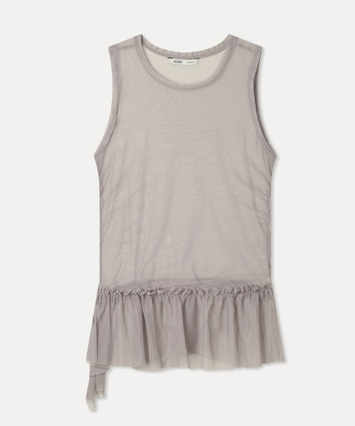 미쏘(MIXXO) 러플 시스루 뷔스티에_MIWBNG302C