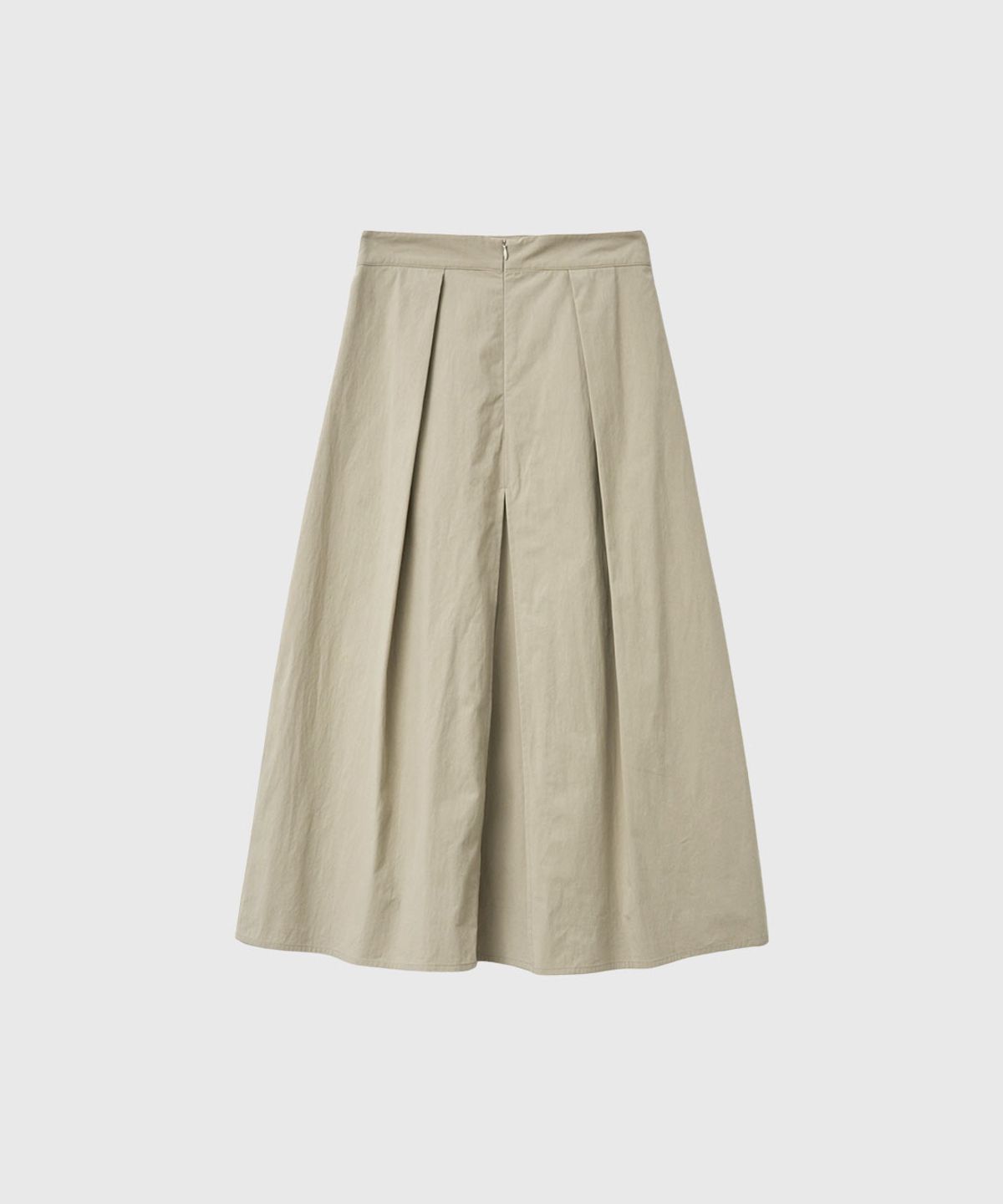 제너럴아이디어(GENERALIDEA) 스플릿 에이라인 미디 스커트 [BEIGE] / GF1LSK506