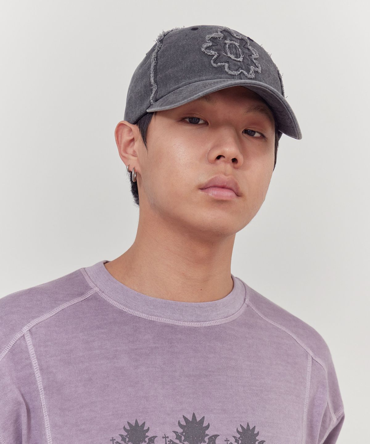 토니로렌스(TONY LAWRENCE) 아플리케 심볼 로고 볼캡 차콜