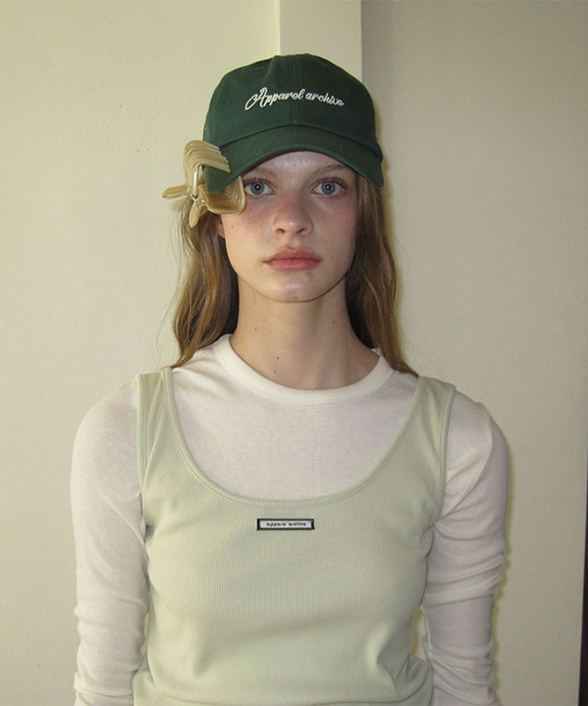 어패럴아카이브(APPAREL ARCHIVE) Melun layered sleeveless - Mint