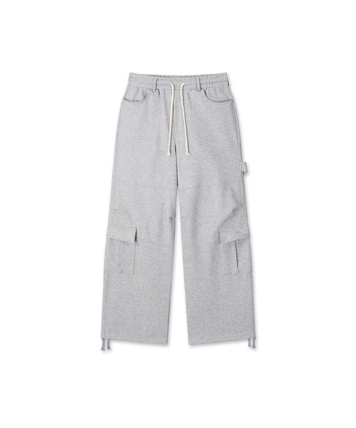 9999아카이브(9999ARCHIVE) Oblique Pocket Wide Cargo Sweat Pants