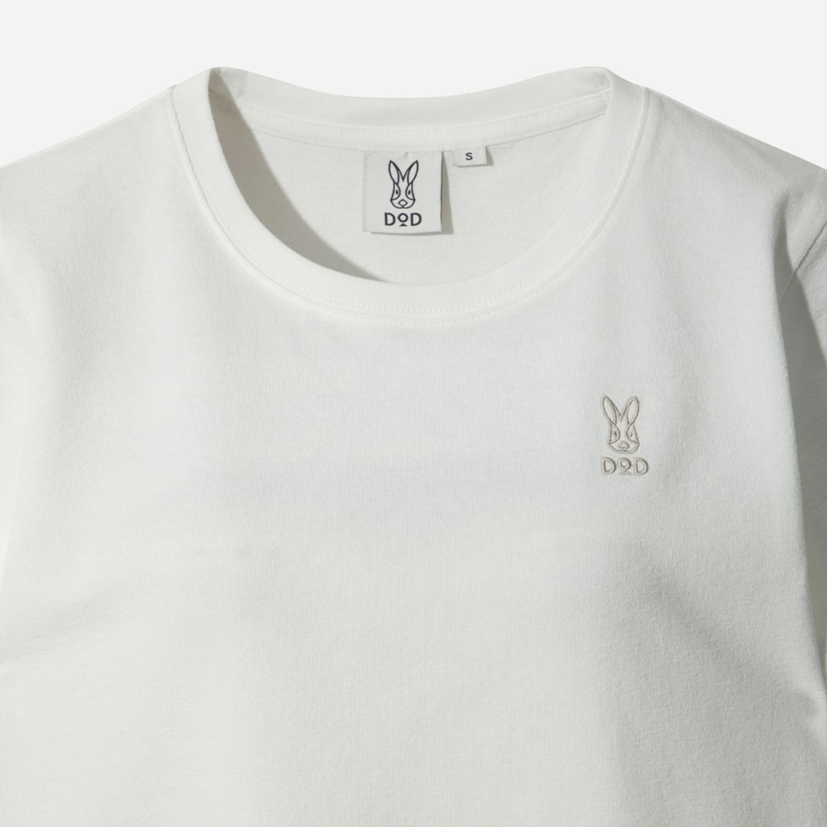 디오디(DOD) 여성) 사카나 포켓 반팔 티셔츠 (OFF WHITE 2)