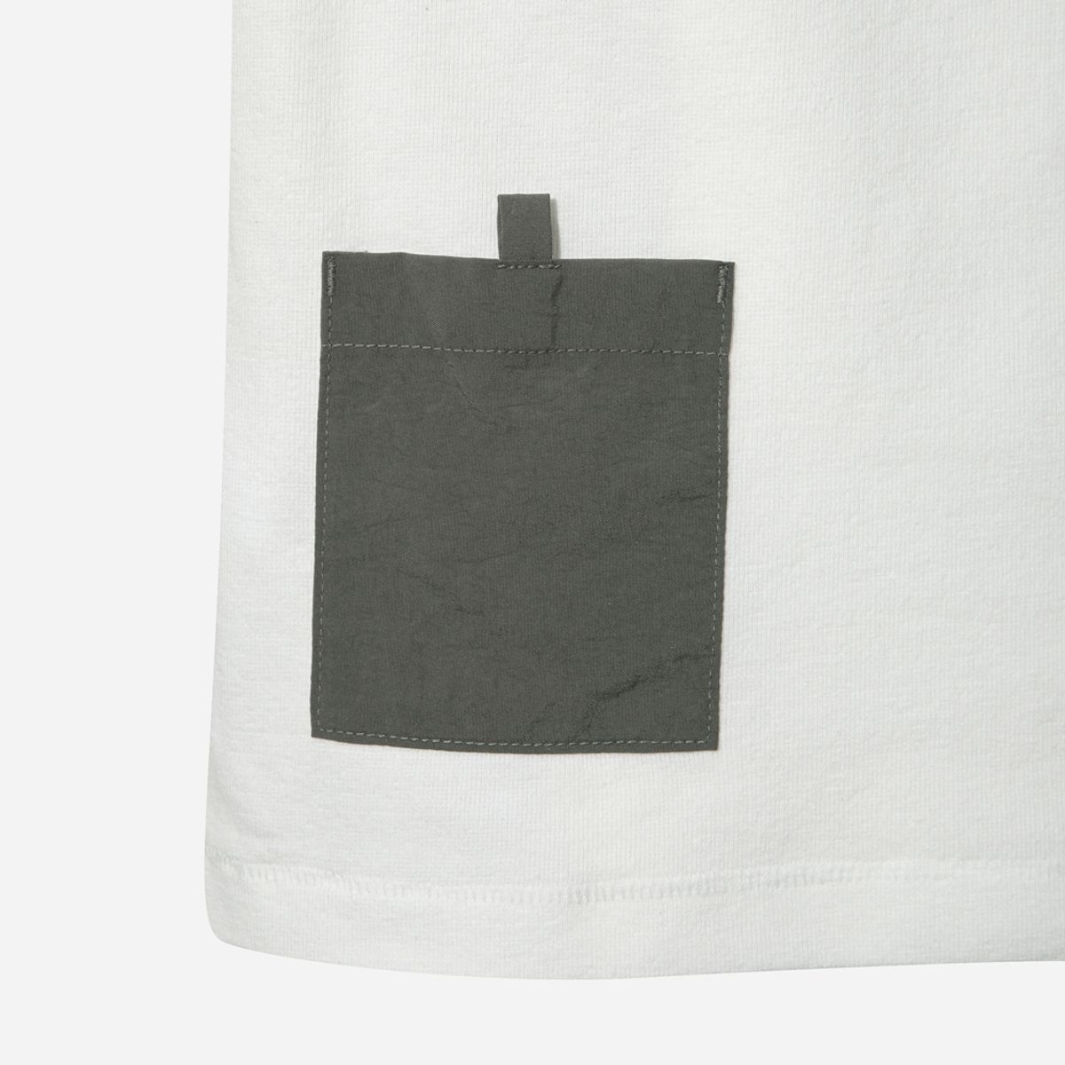디오디(DOD) 여성) 사카나 포켓 반팔 티셔츠 (OFF WHITE 2)