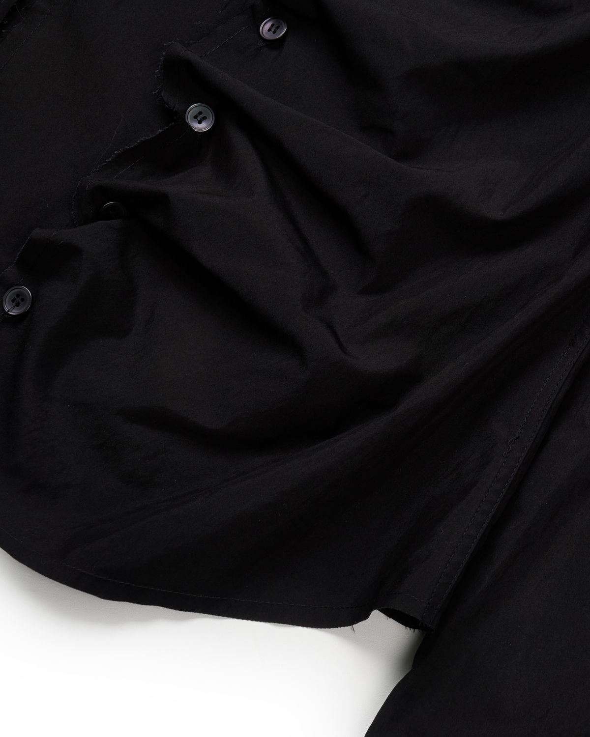미스테페넘(MYSTEPHENM) VOL. 4.0 Asymmetric Shirt  BK