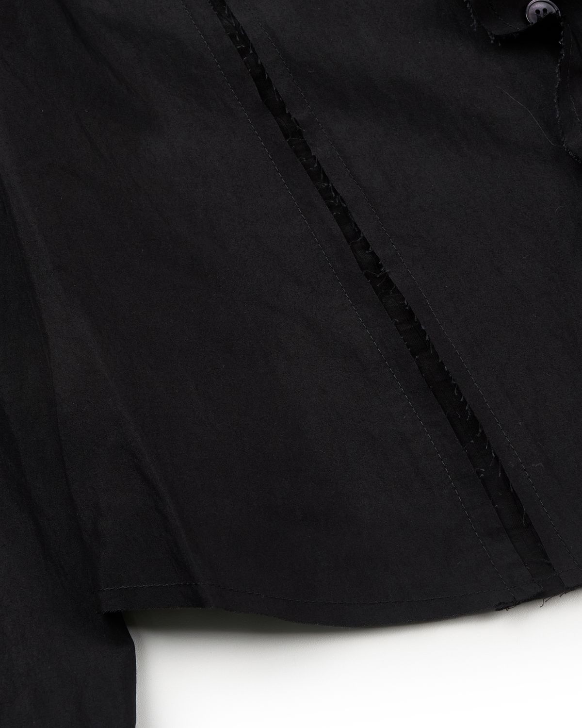 미스테페넘(MYSTEPHENM) VOL. 4.0 Asymmetric Shirt  BK